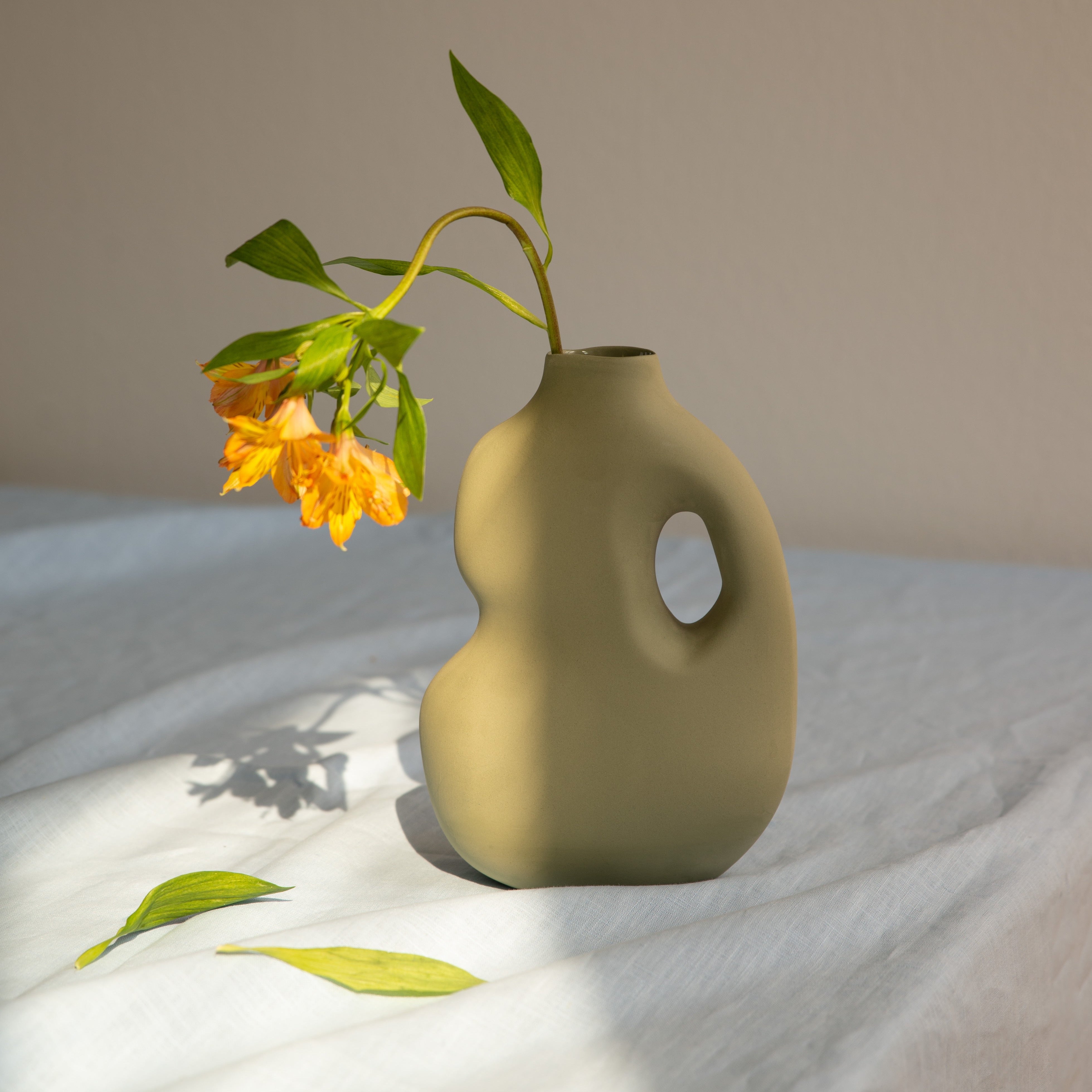 Vase "Aura no2" Salbei