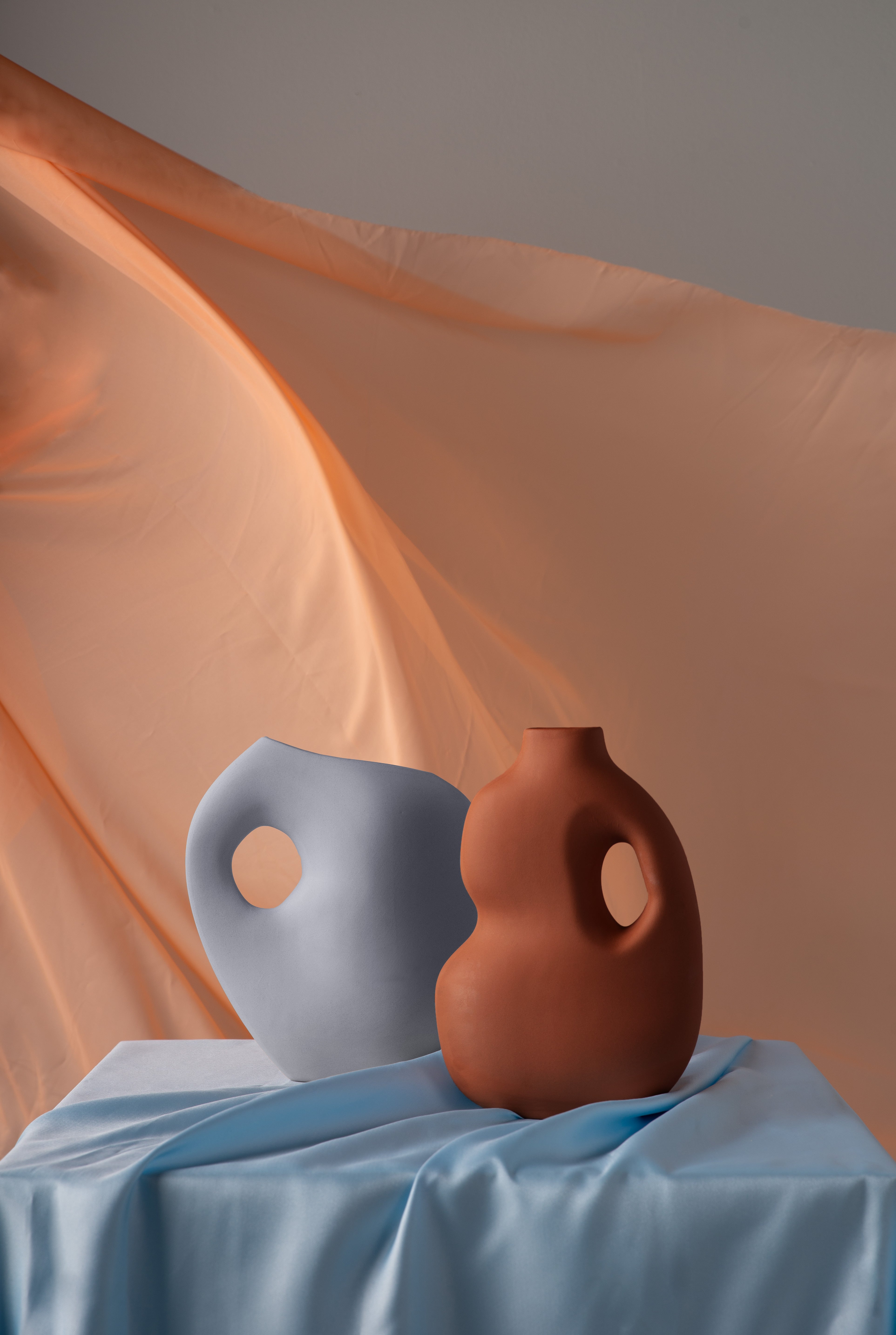 Vase "Aura no2" rust