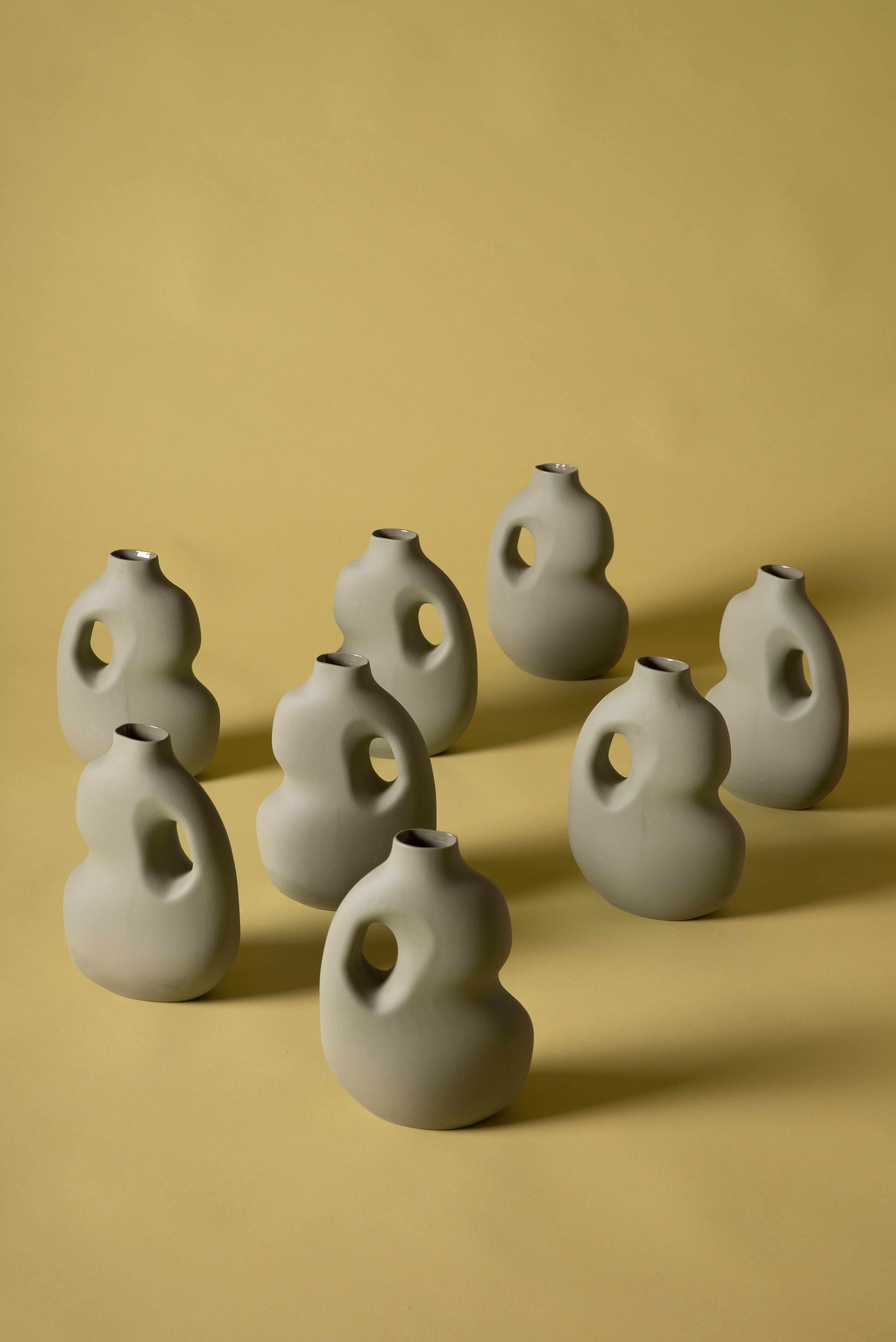 Vase "Aura no2" sage