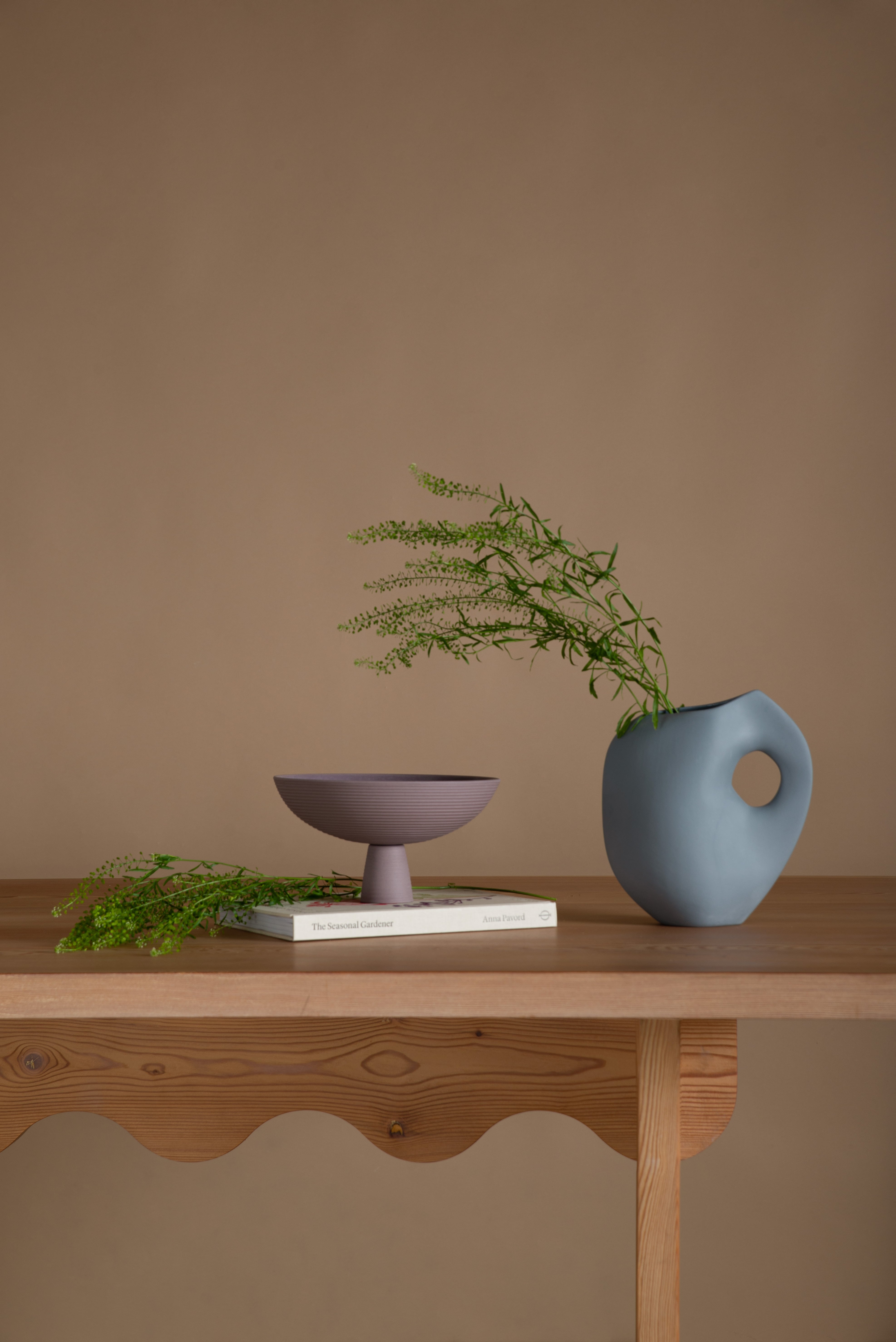 Vase "Aura no1" Pulver Blau (Powder Blue)