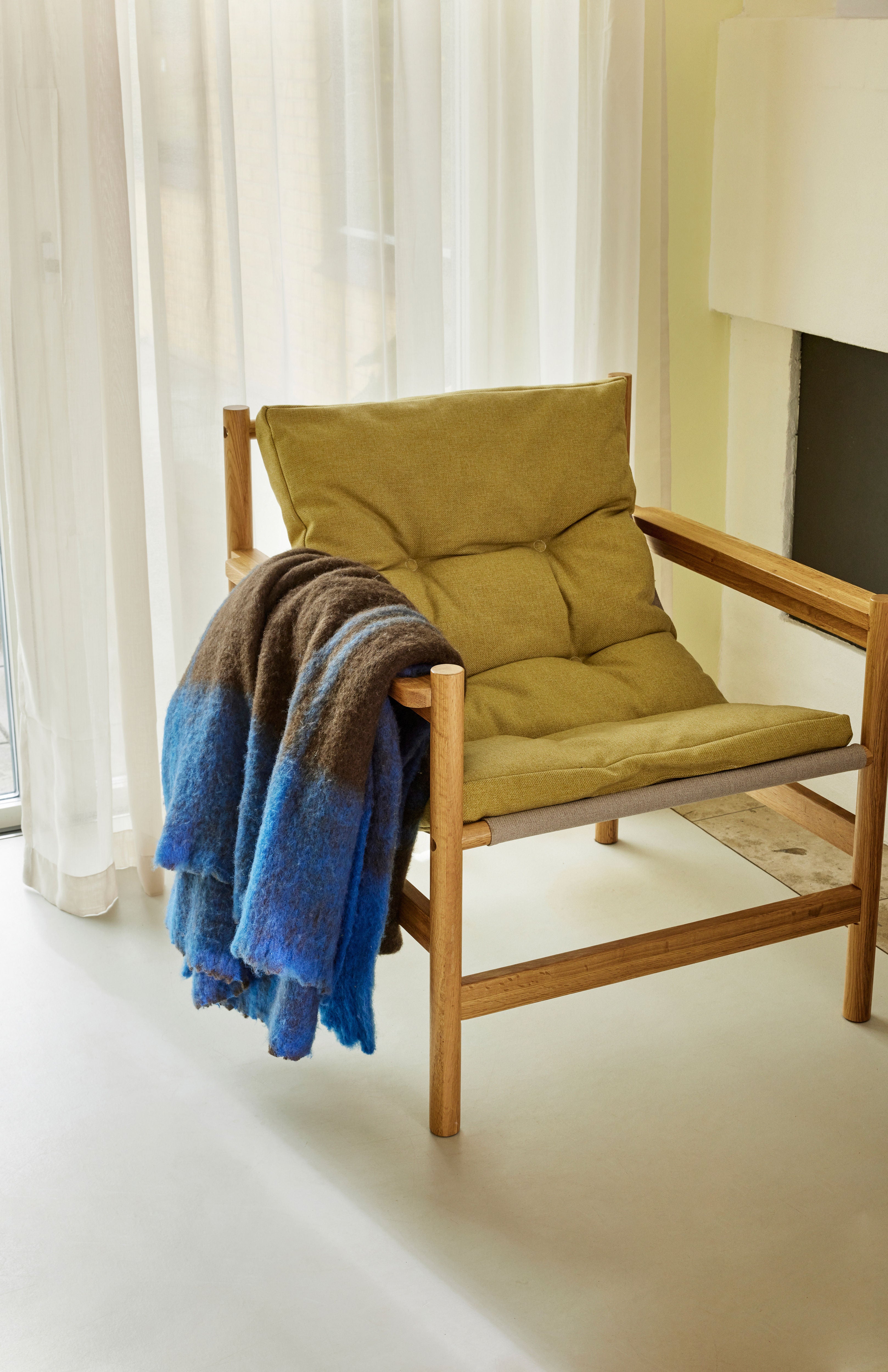 Blanket "Graphic" Brown Striped