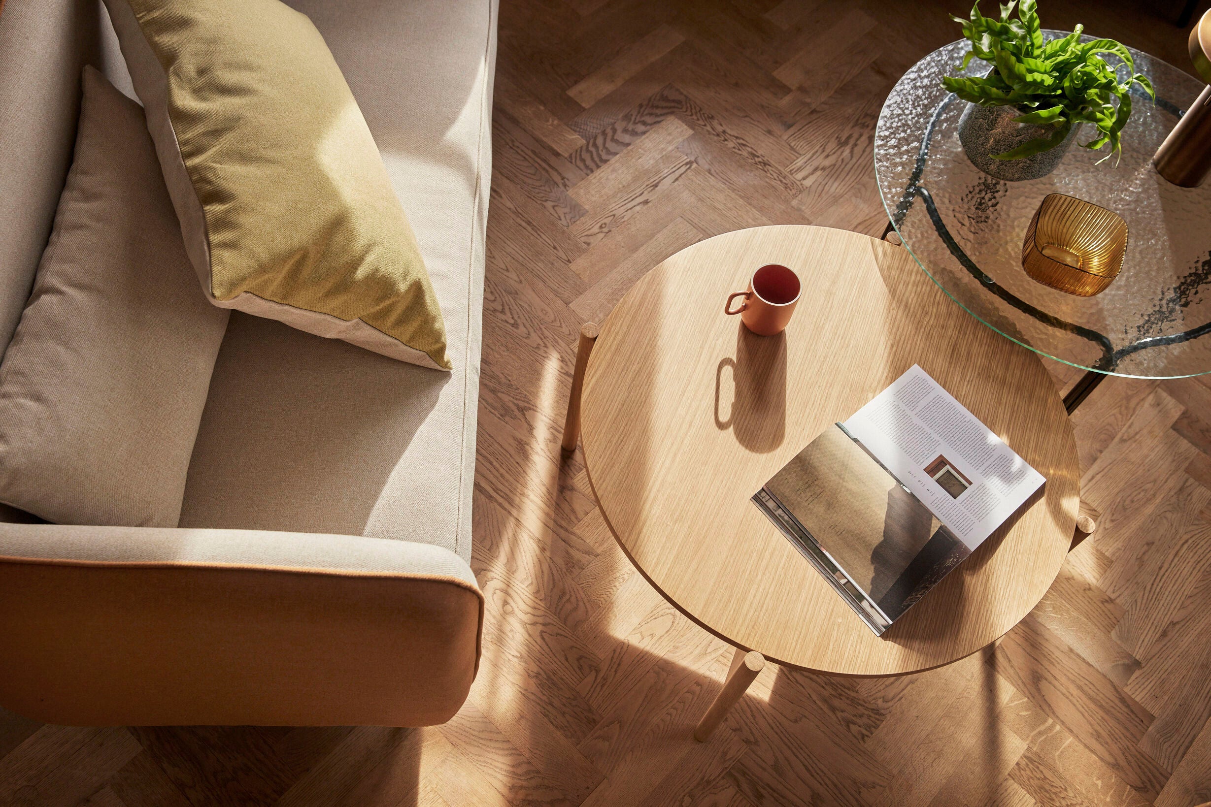 Couchtisch "Heritage" Naturfarben Holz