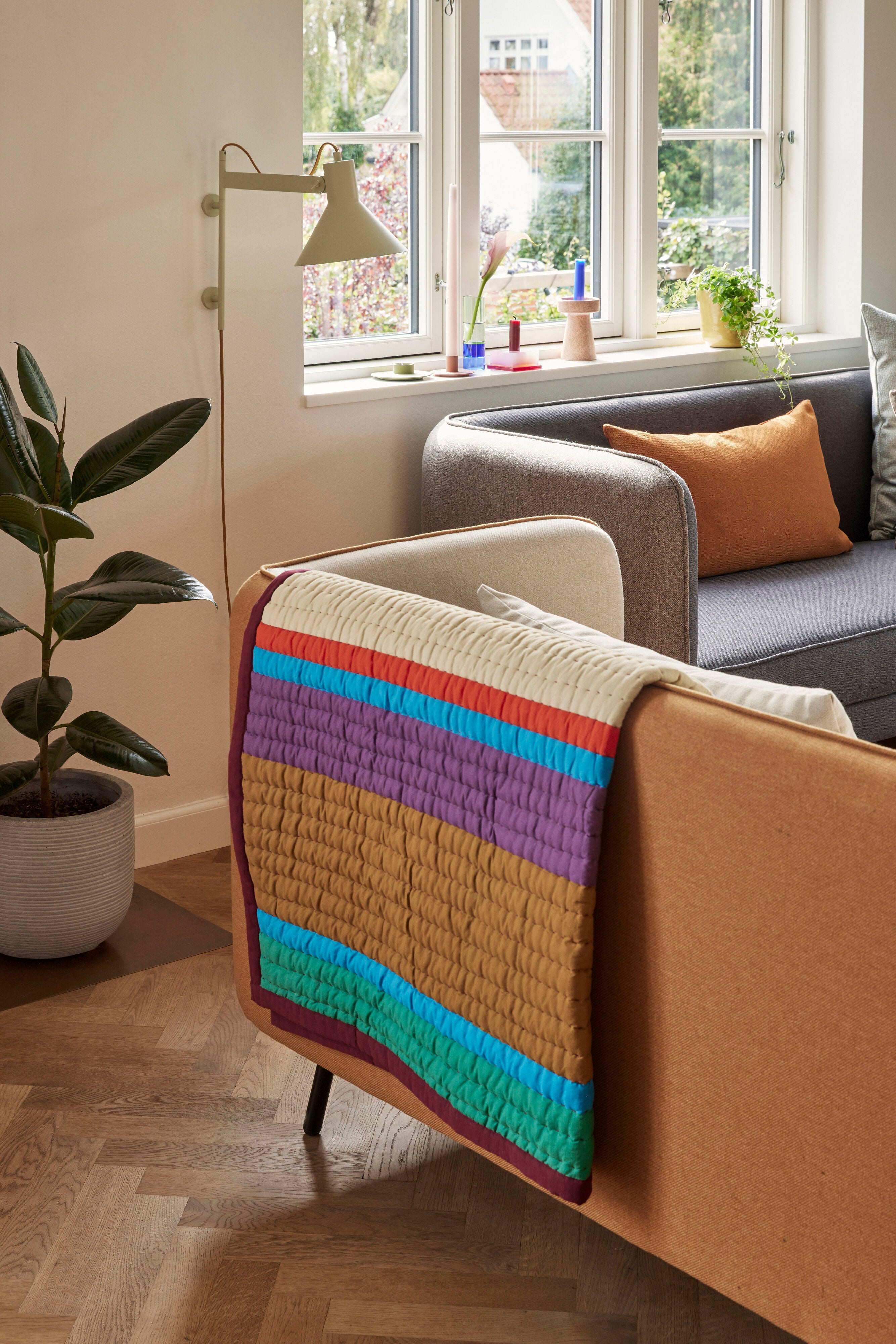 Kerzenständer "Dust" Rosa Glas