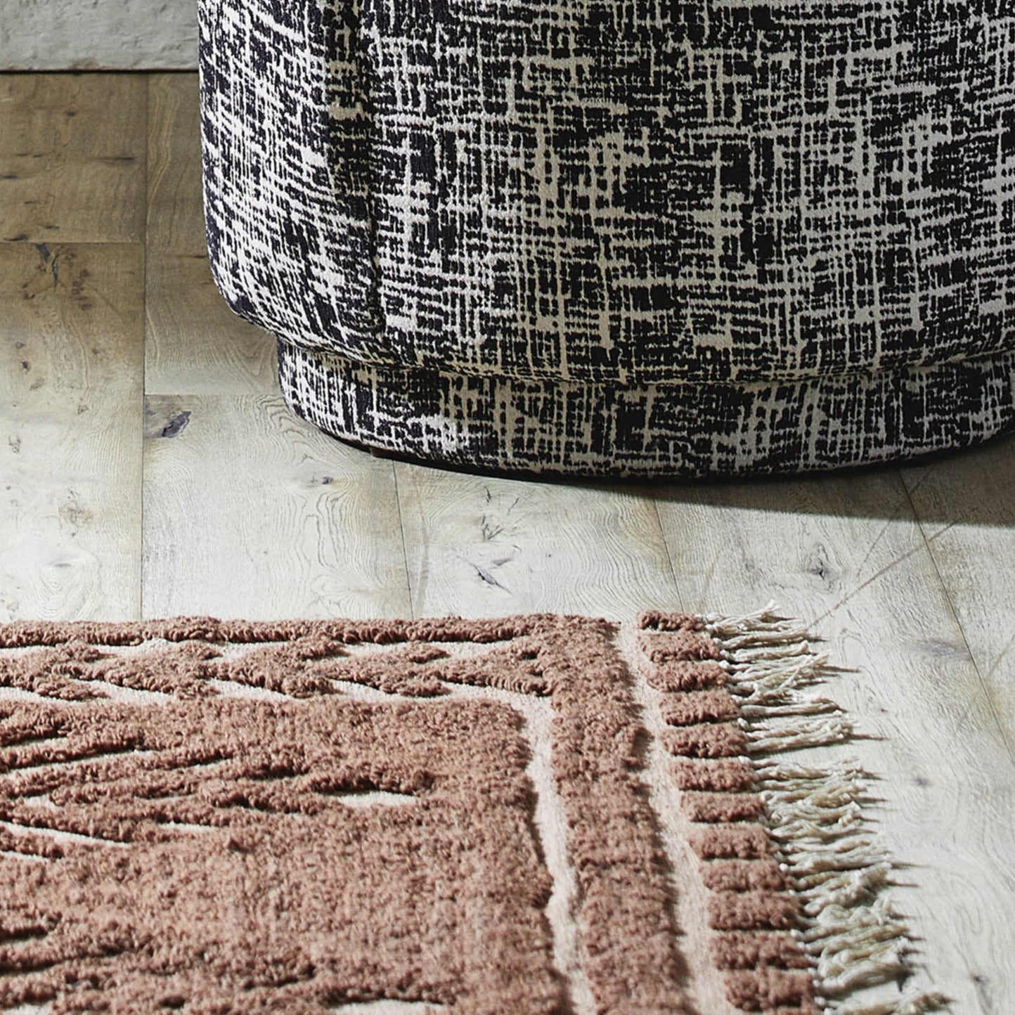 MARLA Teppich 200x290 Rost Wollmischung