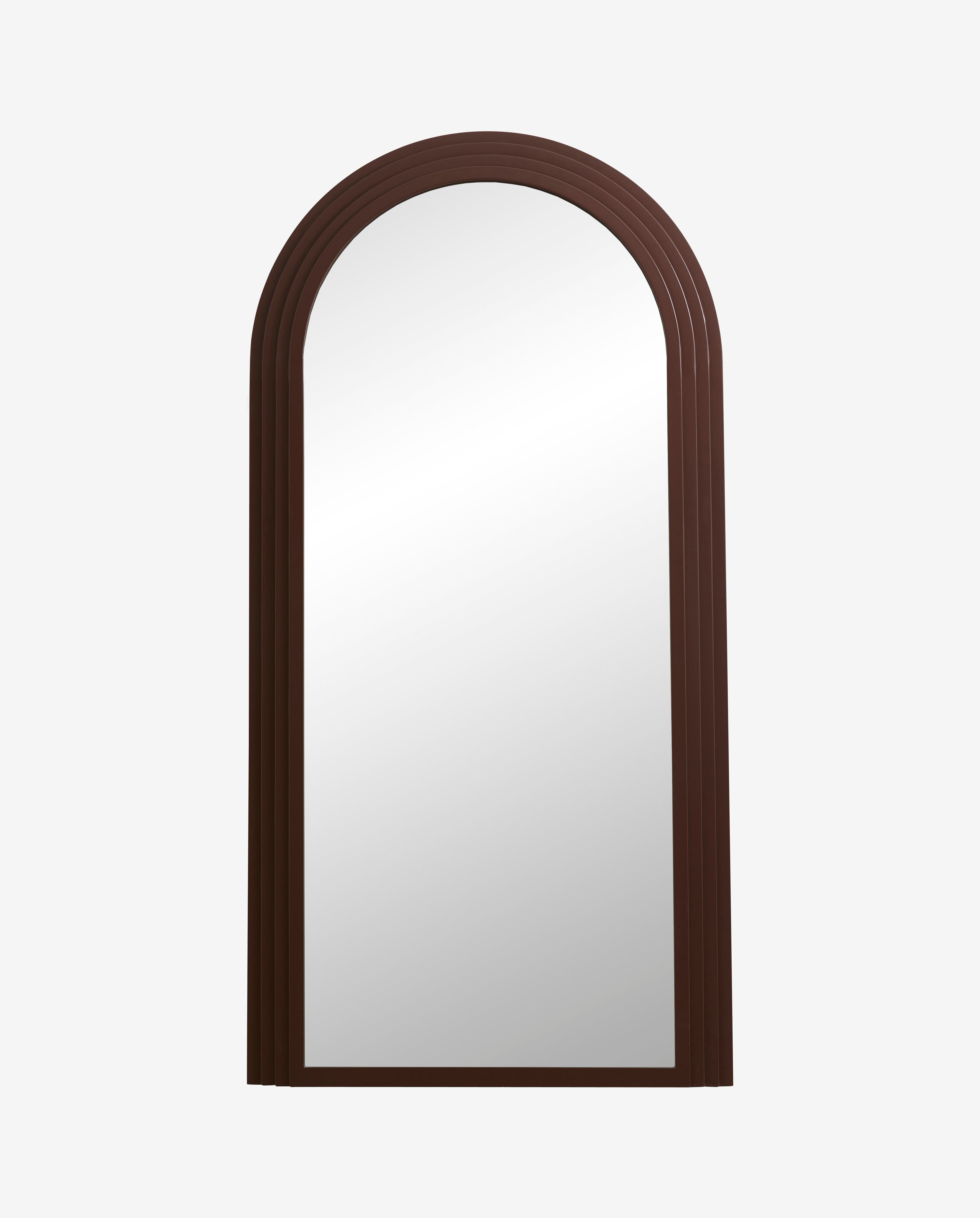 FALCO Spiegel Abgerundeter Metallrahmen 3D-Effekt