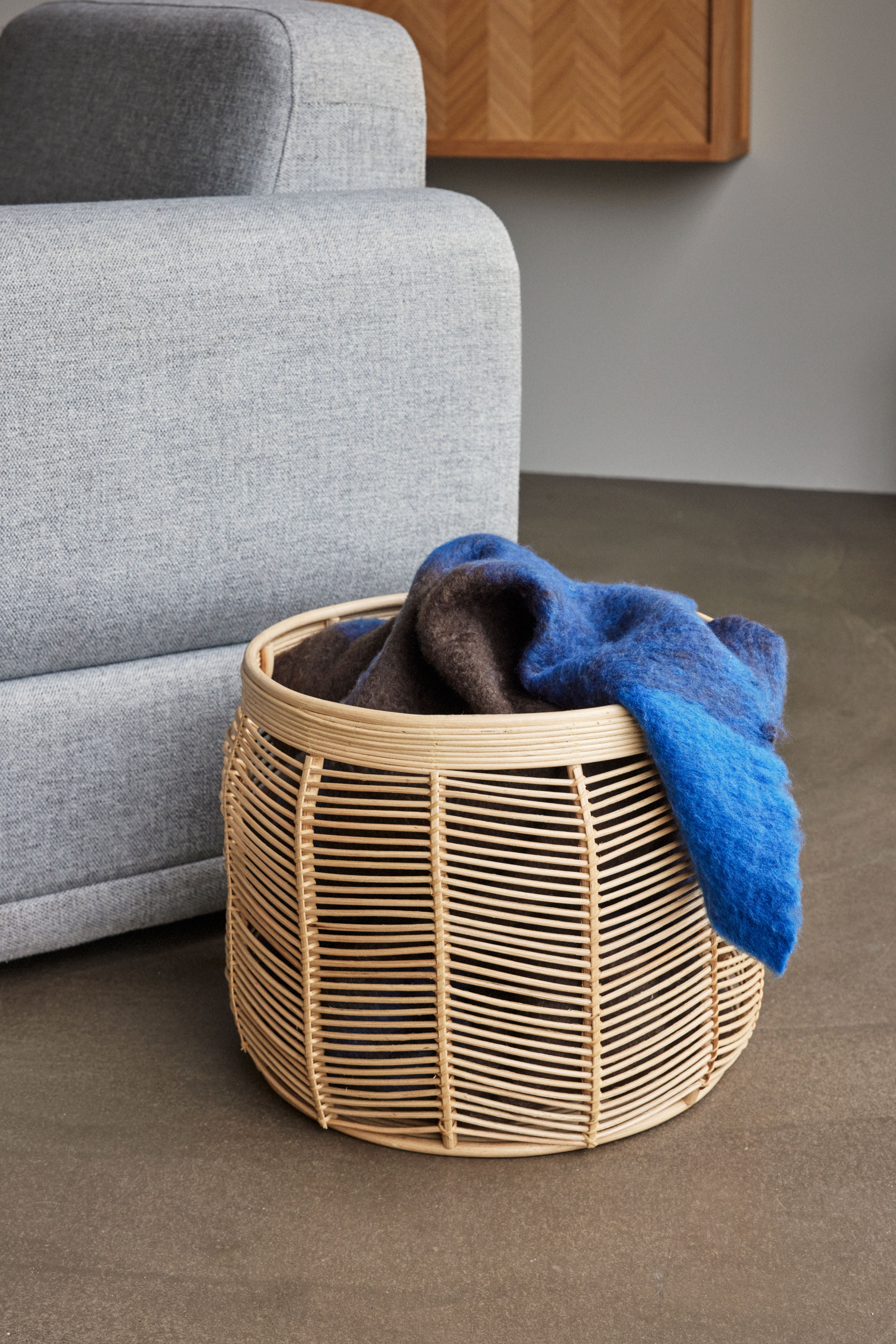 Blanket "Graphic" Brown Striped