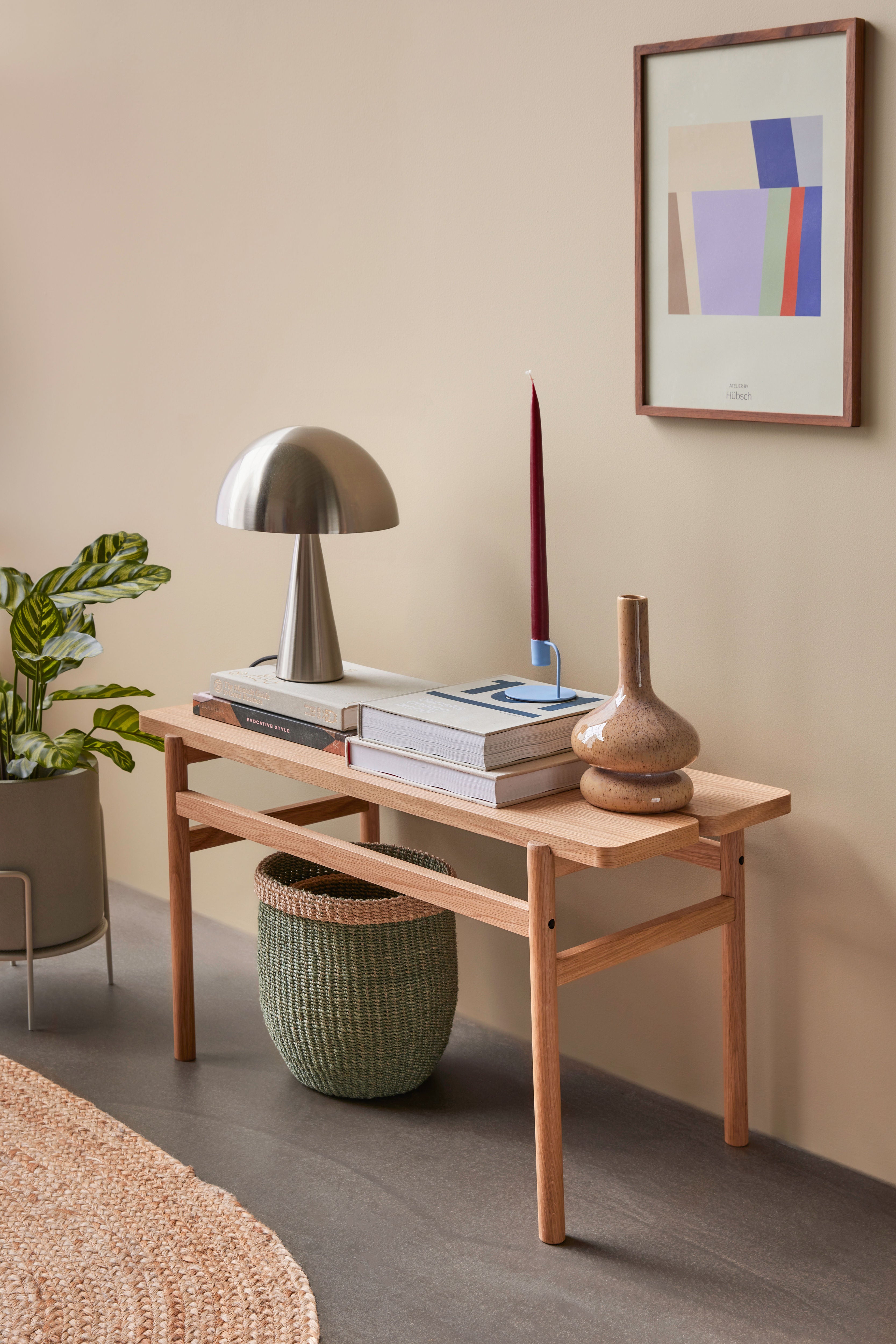 Table lamp "Mush" small nickel