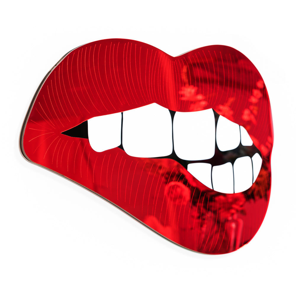 Spiegel "Mund Bite Me" XL