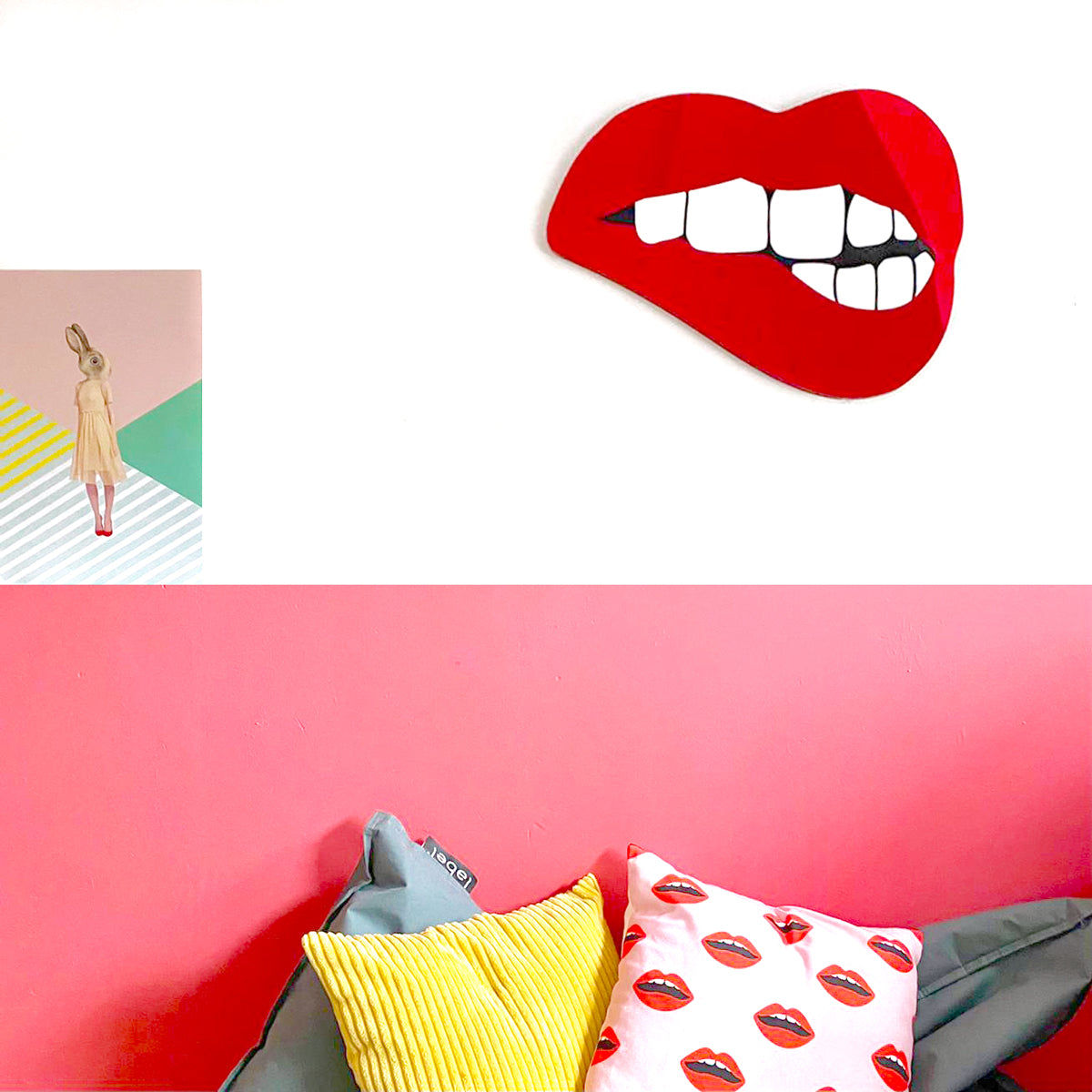 Mirror "Mouth Bite Me" XL