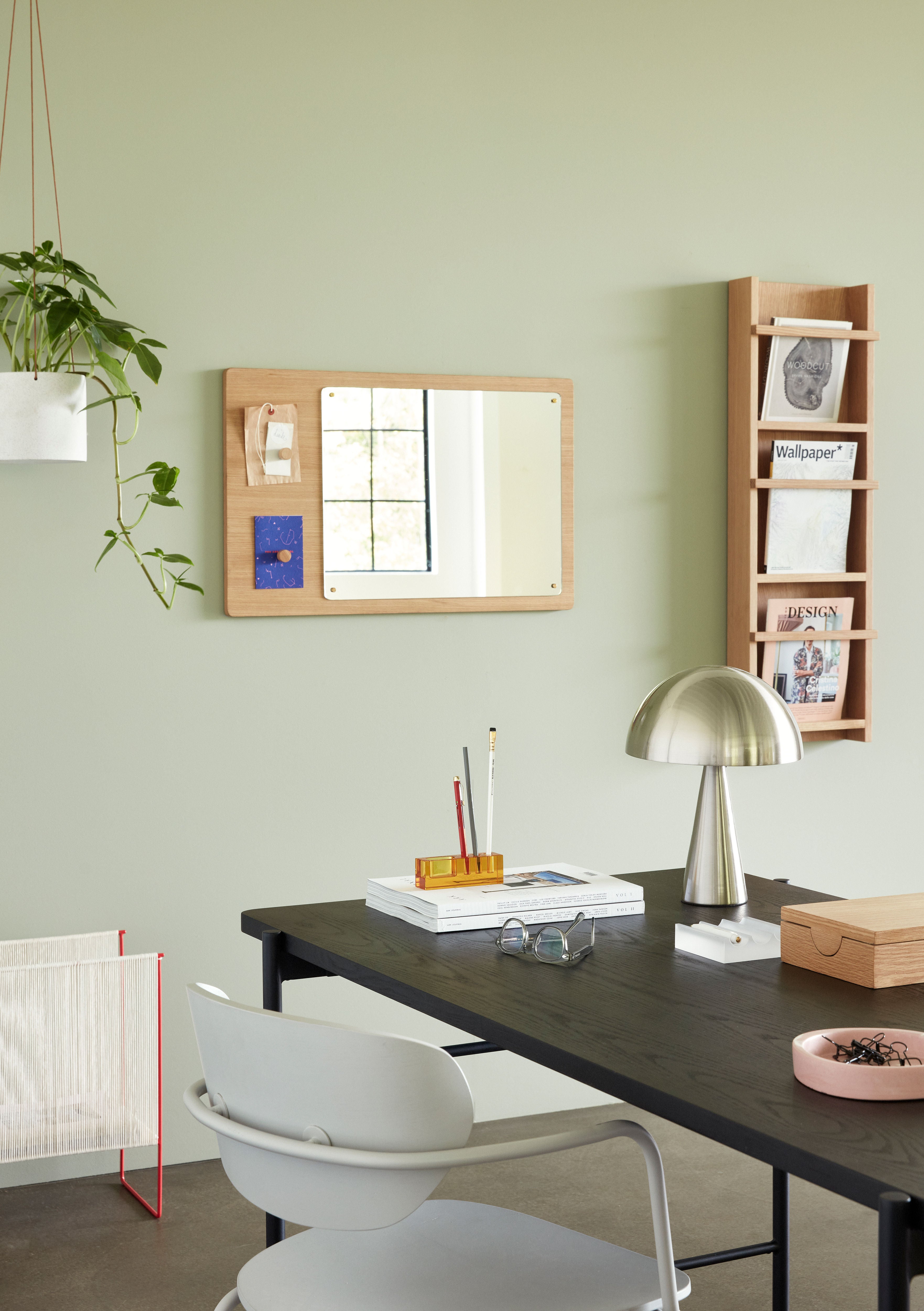 Mirror "Split" Magnet Natural Colors