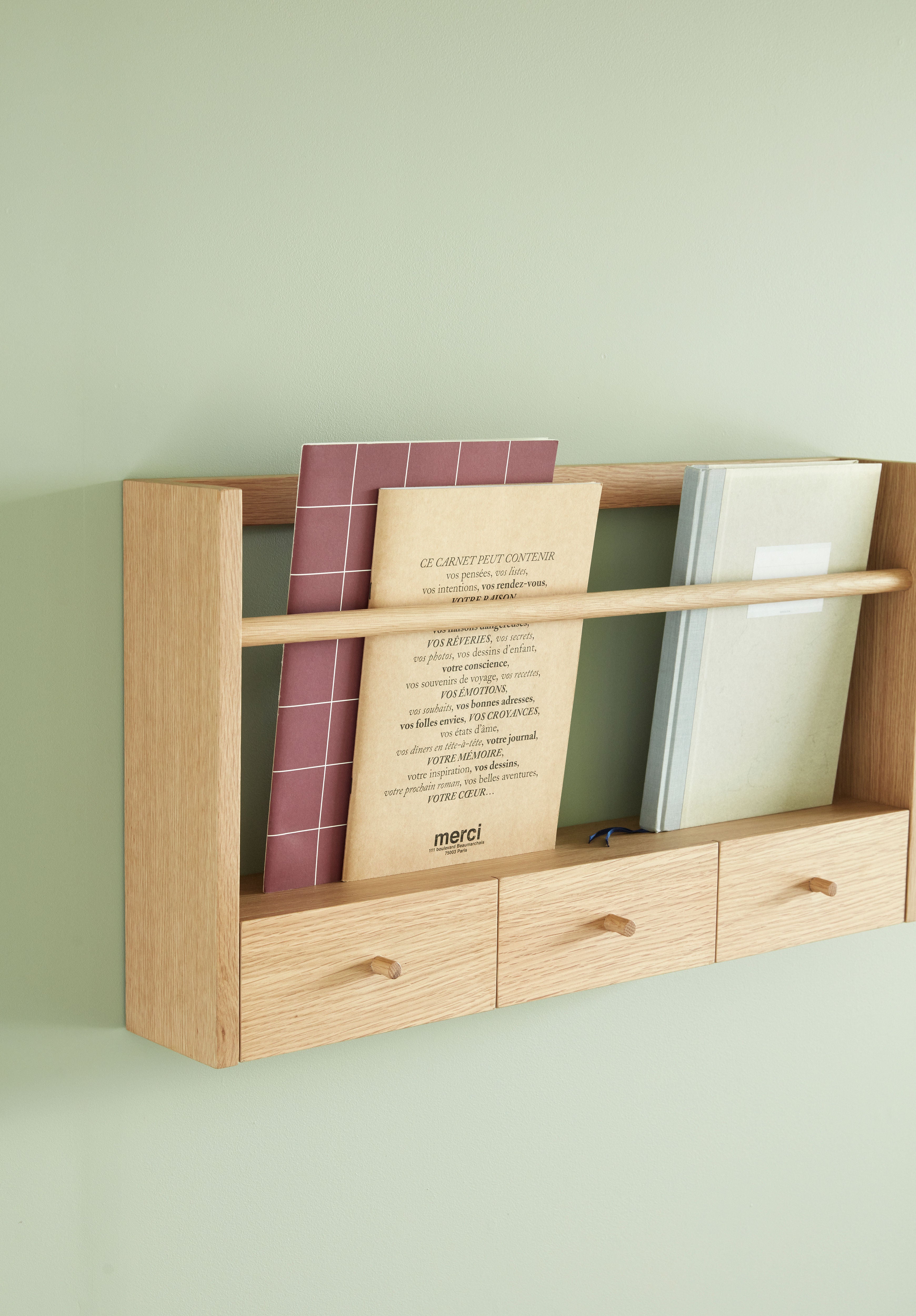 Story Magazinhalter Naturfarben - FSC®-zertifiziert und Stilvoll