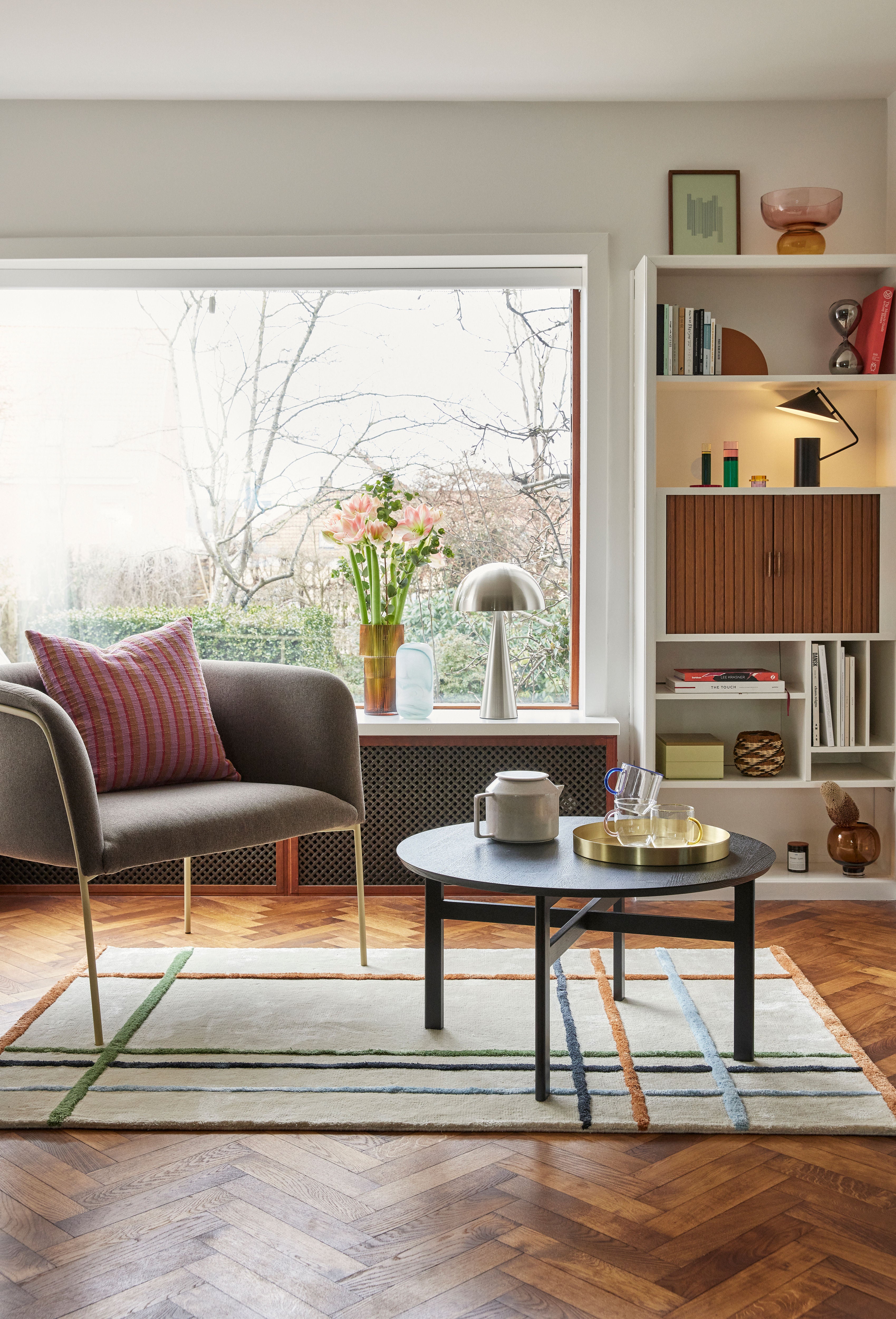 Table lamp "Sen" black metal