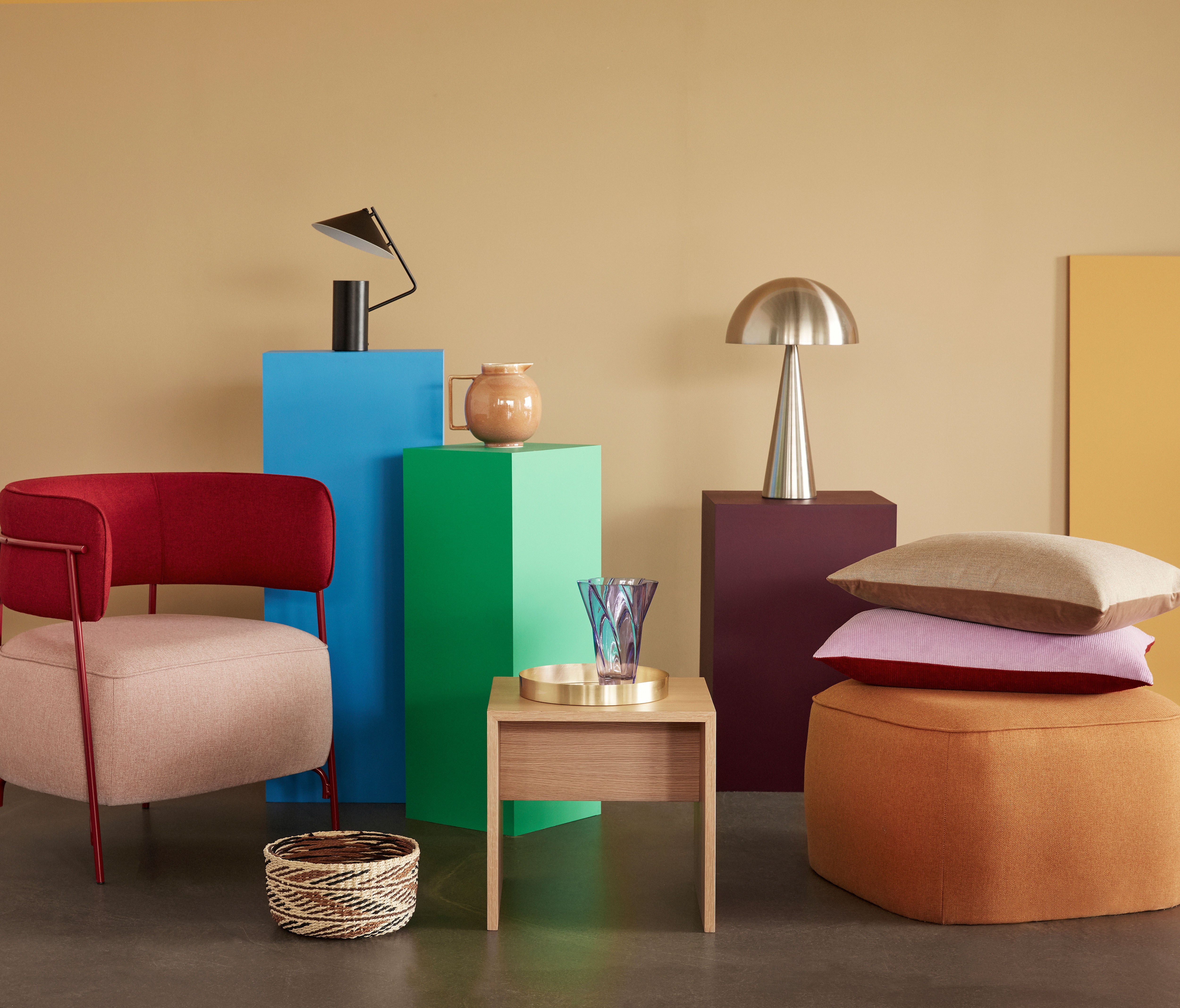 Table lamp "Sen" black metal