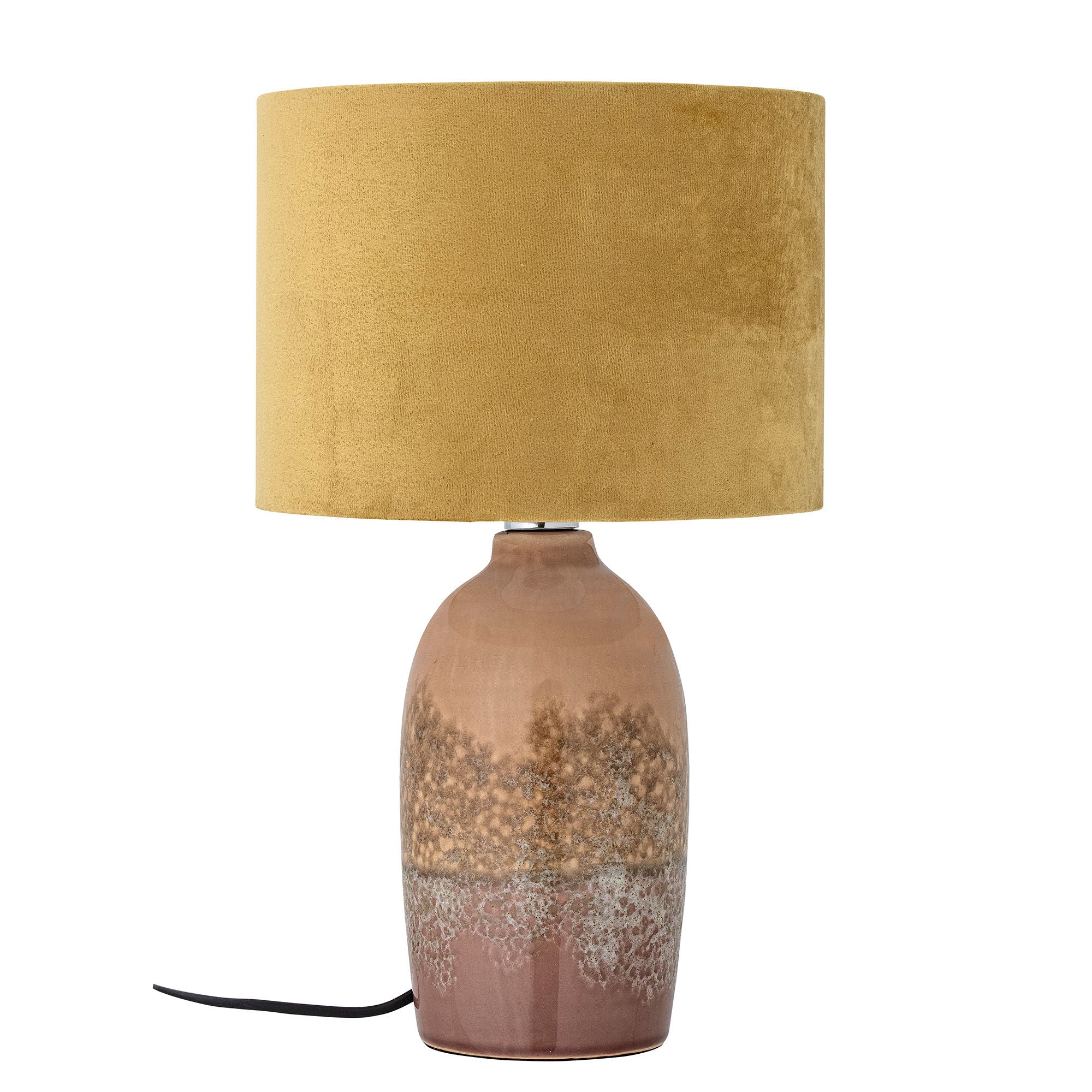 Keisha Tischlampe Rose - Handgefertigte Steingut-Lampe von Bloomingville