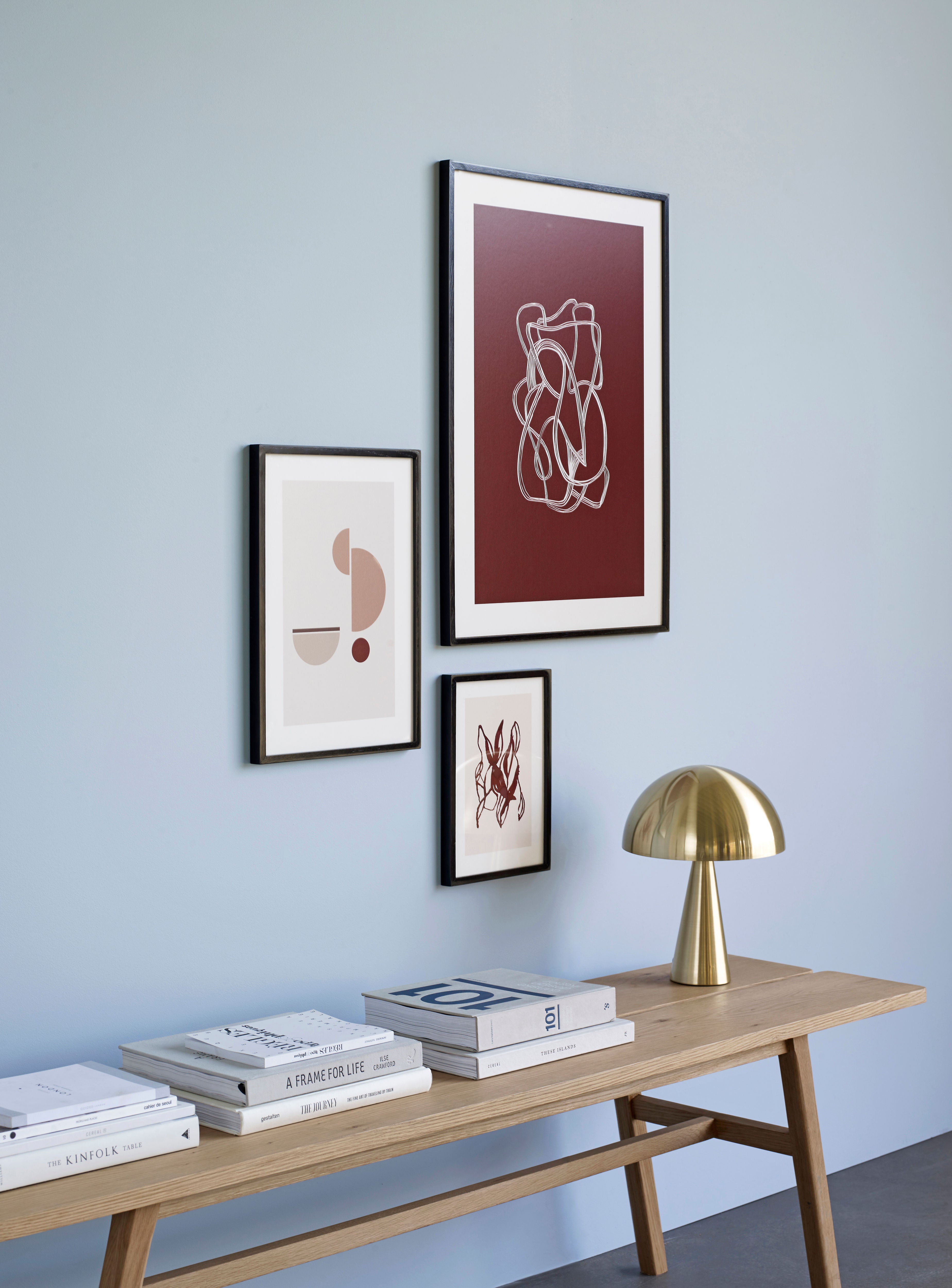 Table lamp "Mush" Mini brass colored