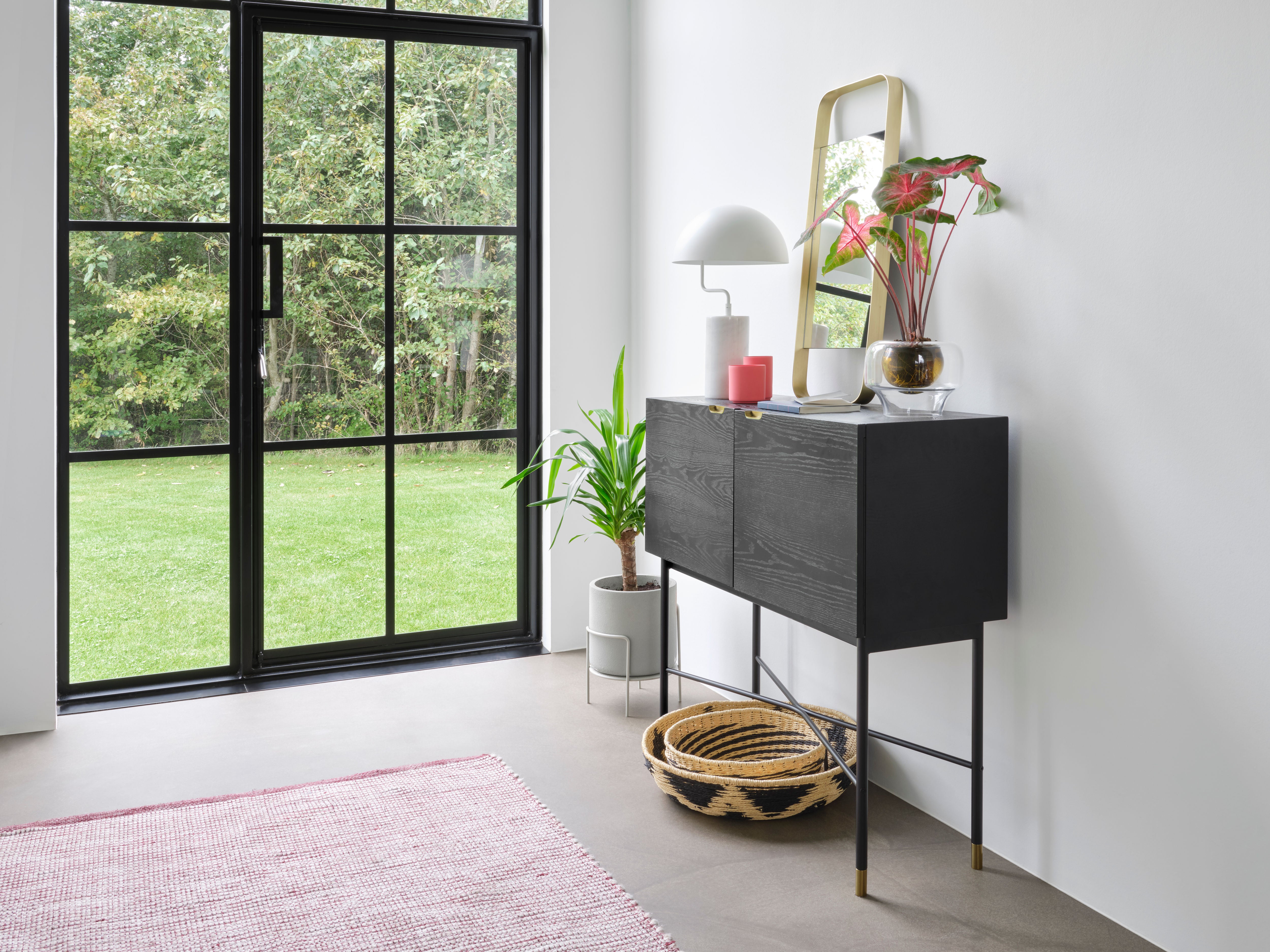 Table lamp "Poise" white marble