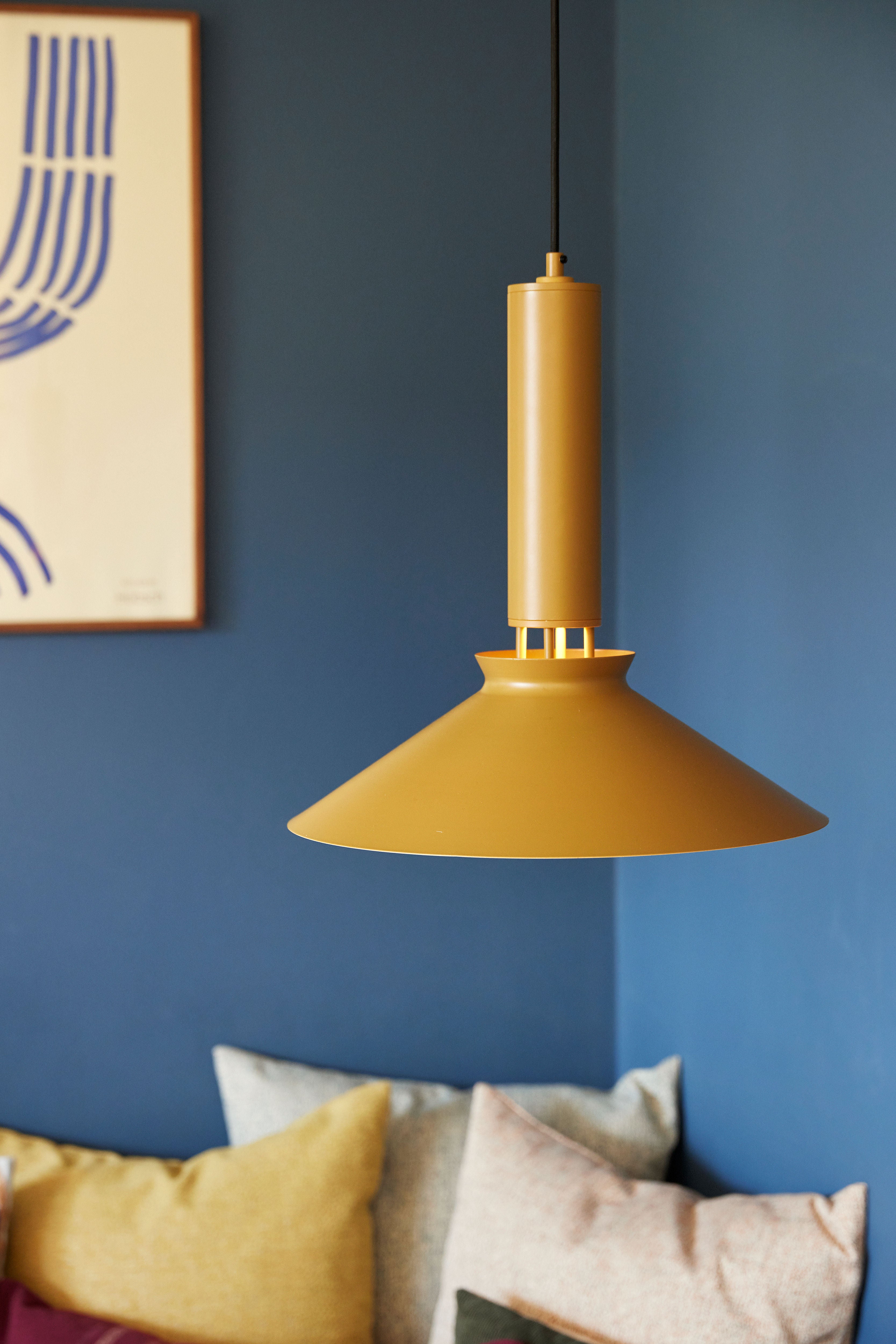 Hübsch Coney Hängelampe Bernstein