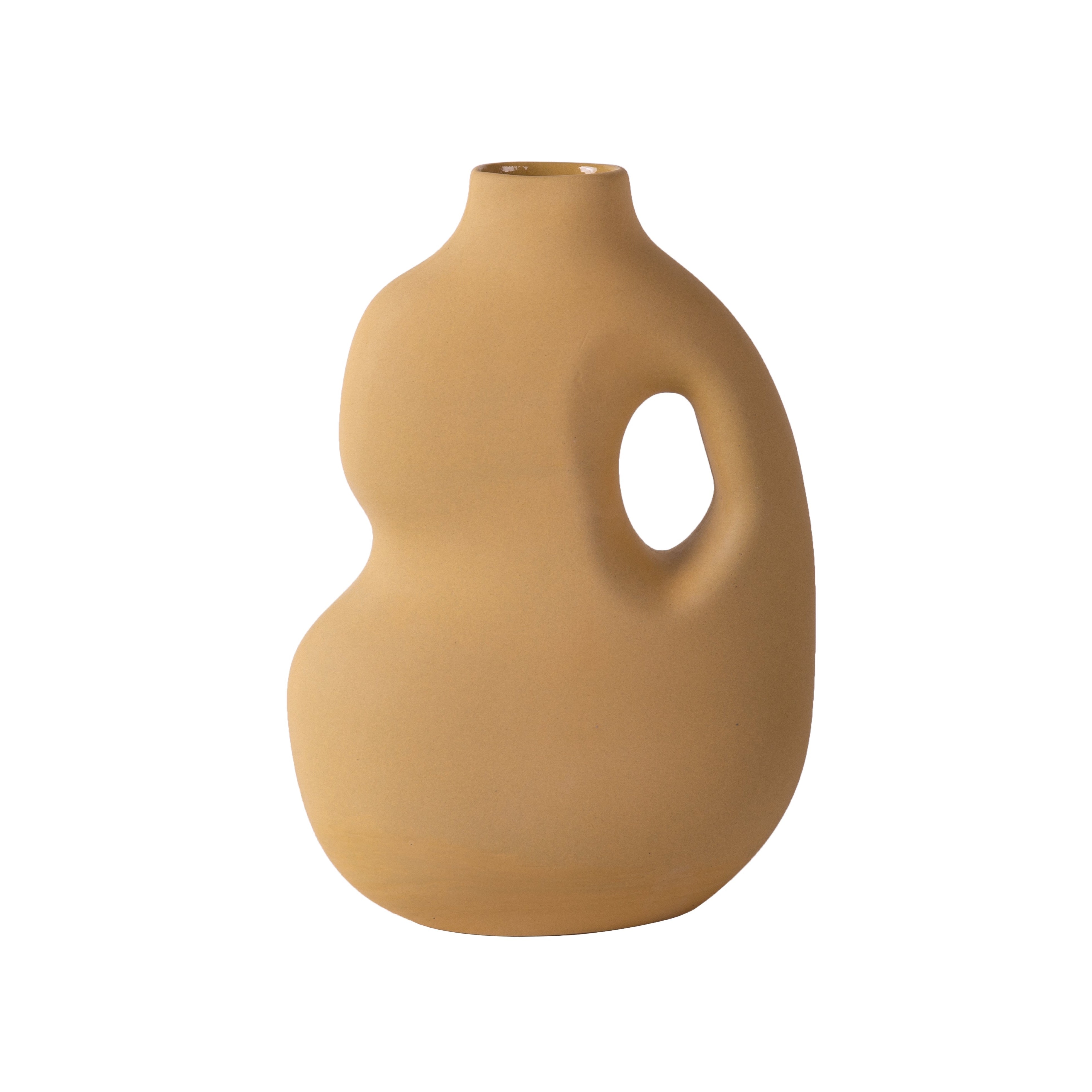 Vase "Aura no2" Senf