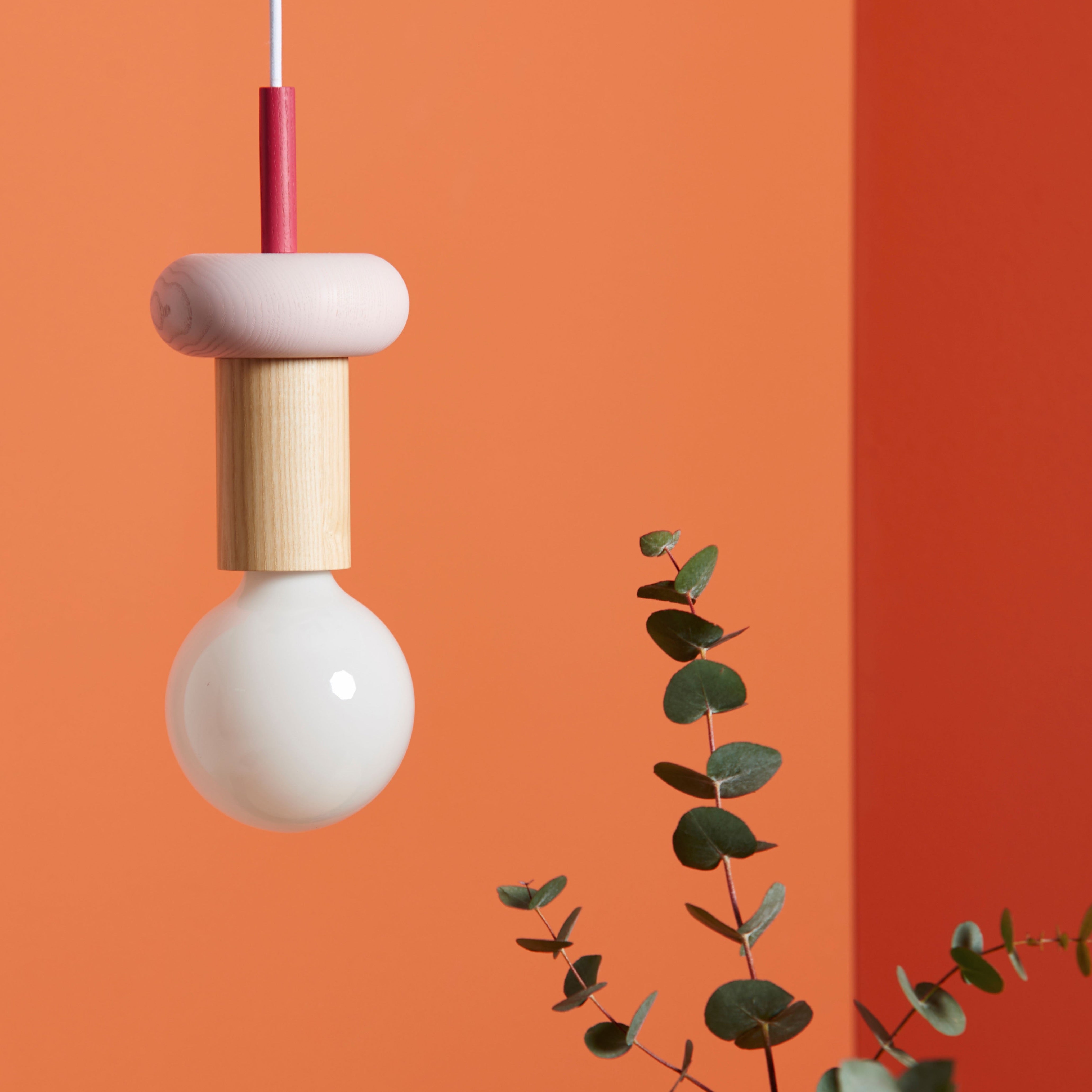 Hängeleuchte JUNIT "DROP" Holz