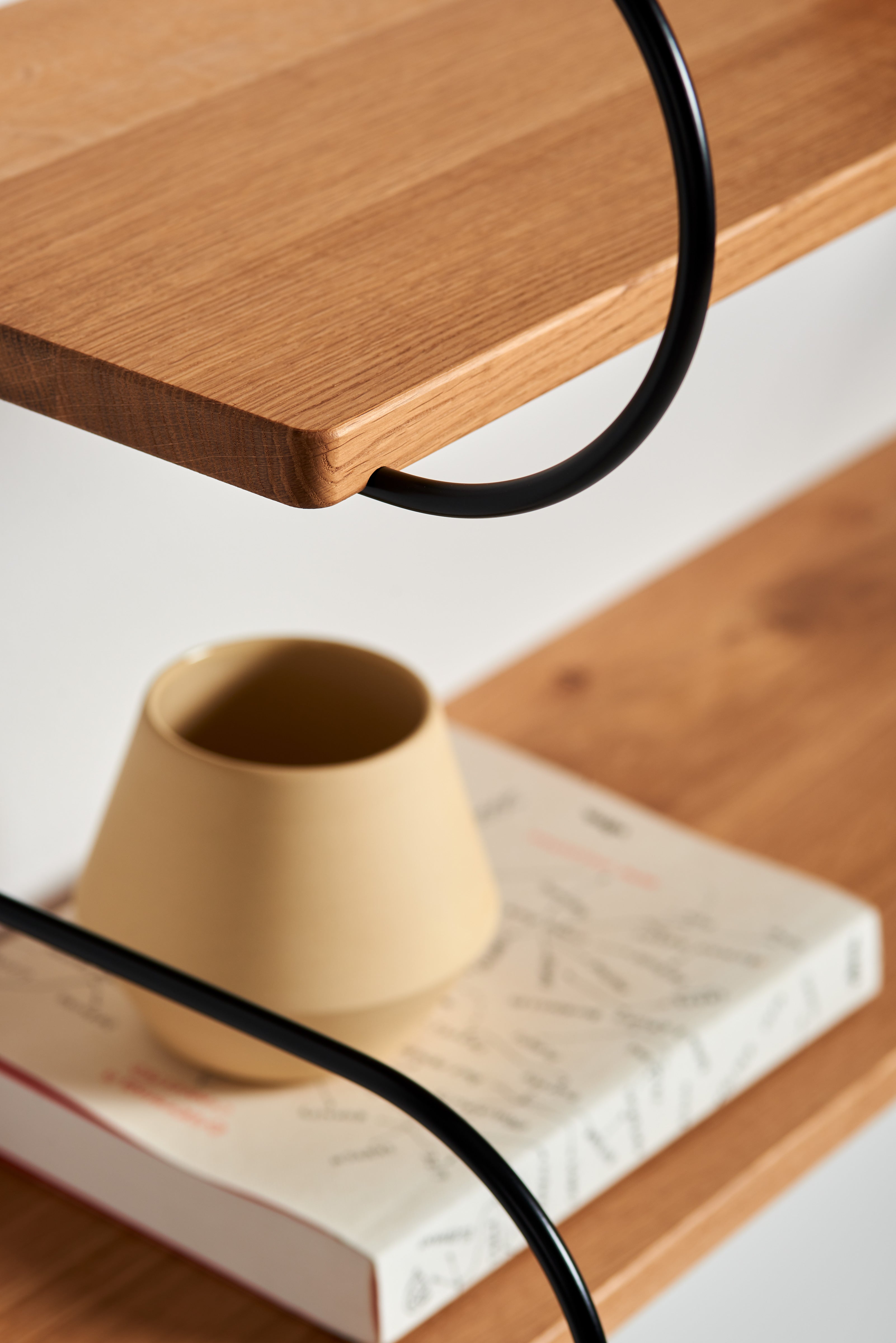 Shelf "ONDA" Large black