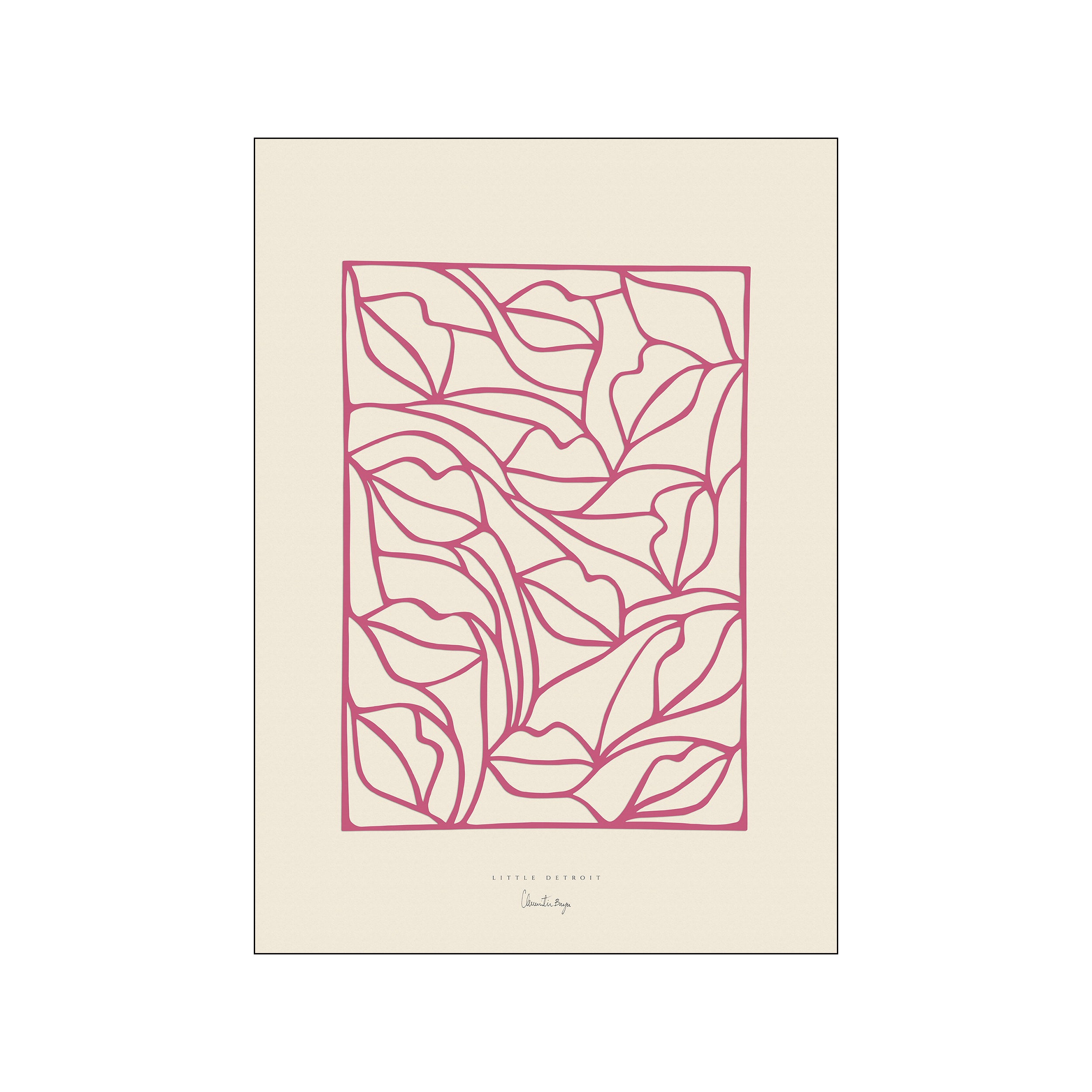 Kunstdruck Little Detroit - Kisses no. 02