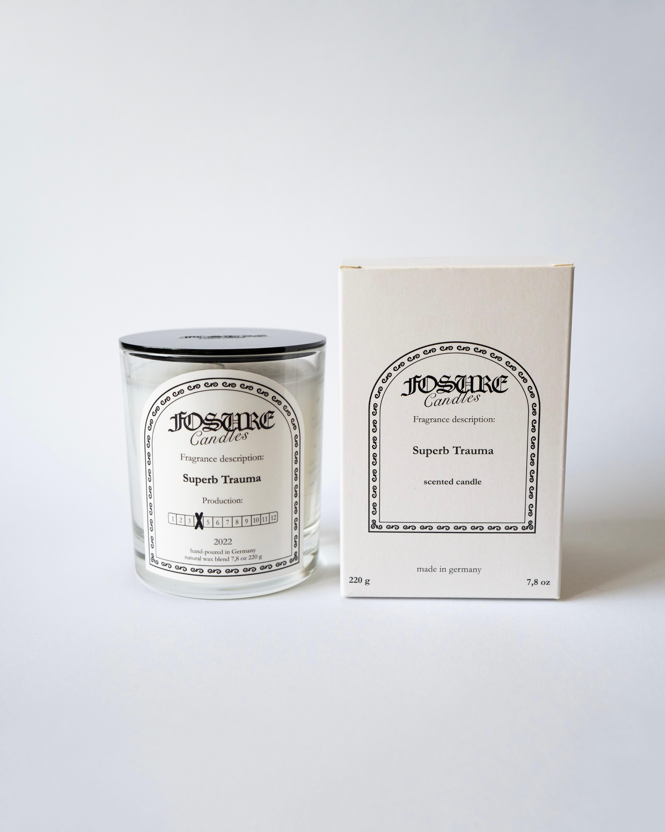 Scented candle "Superb Trauma"