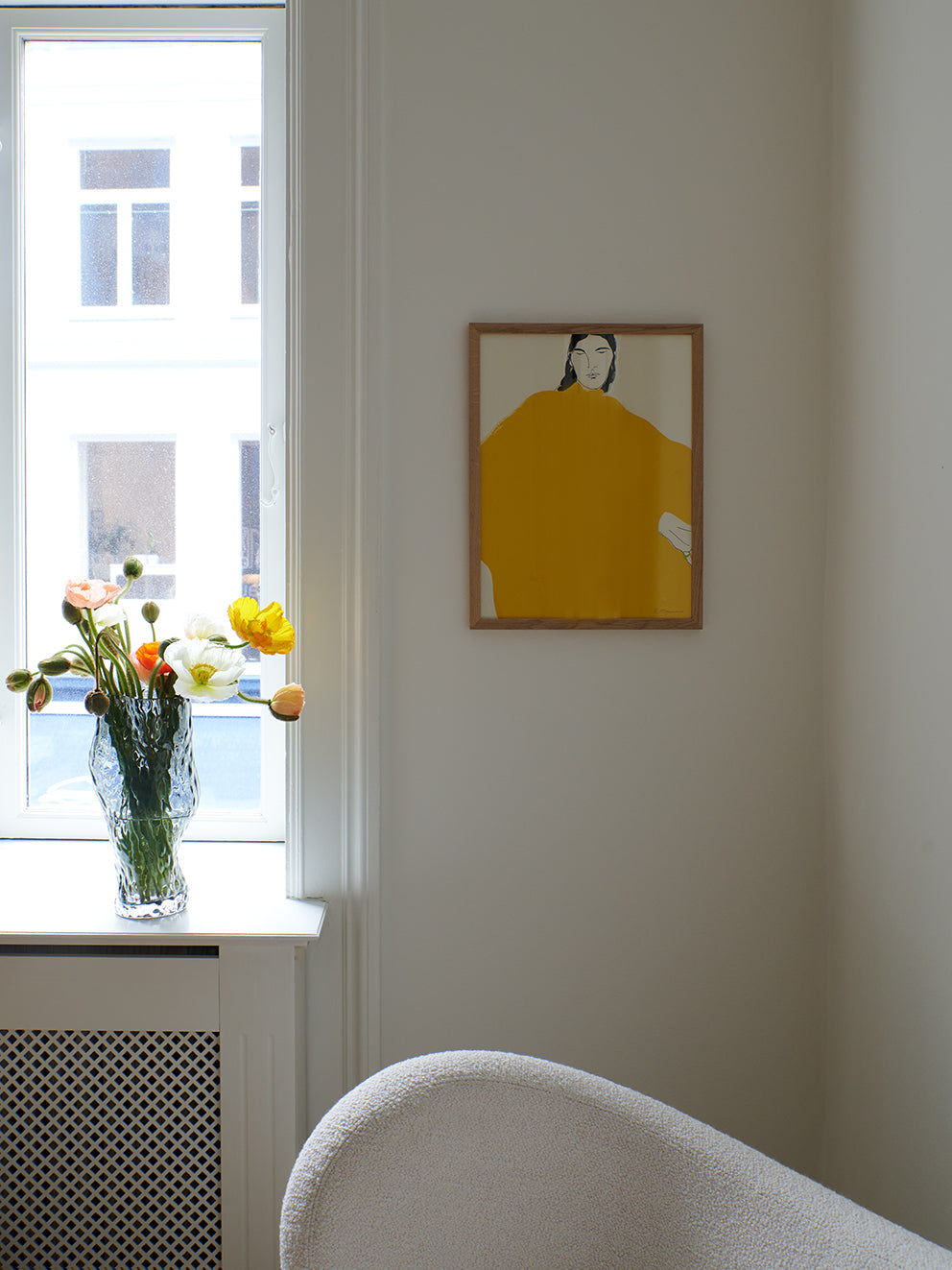 Kunstdruck Yellow Dress