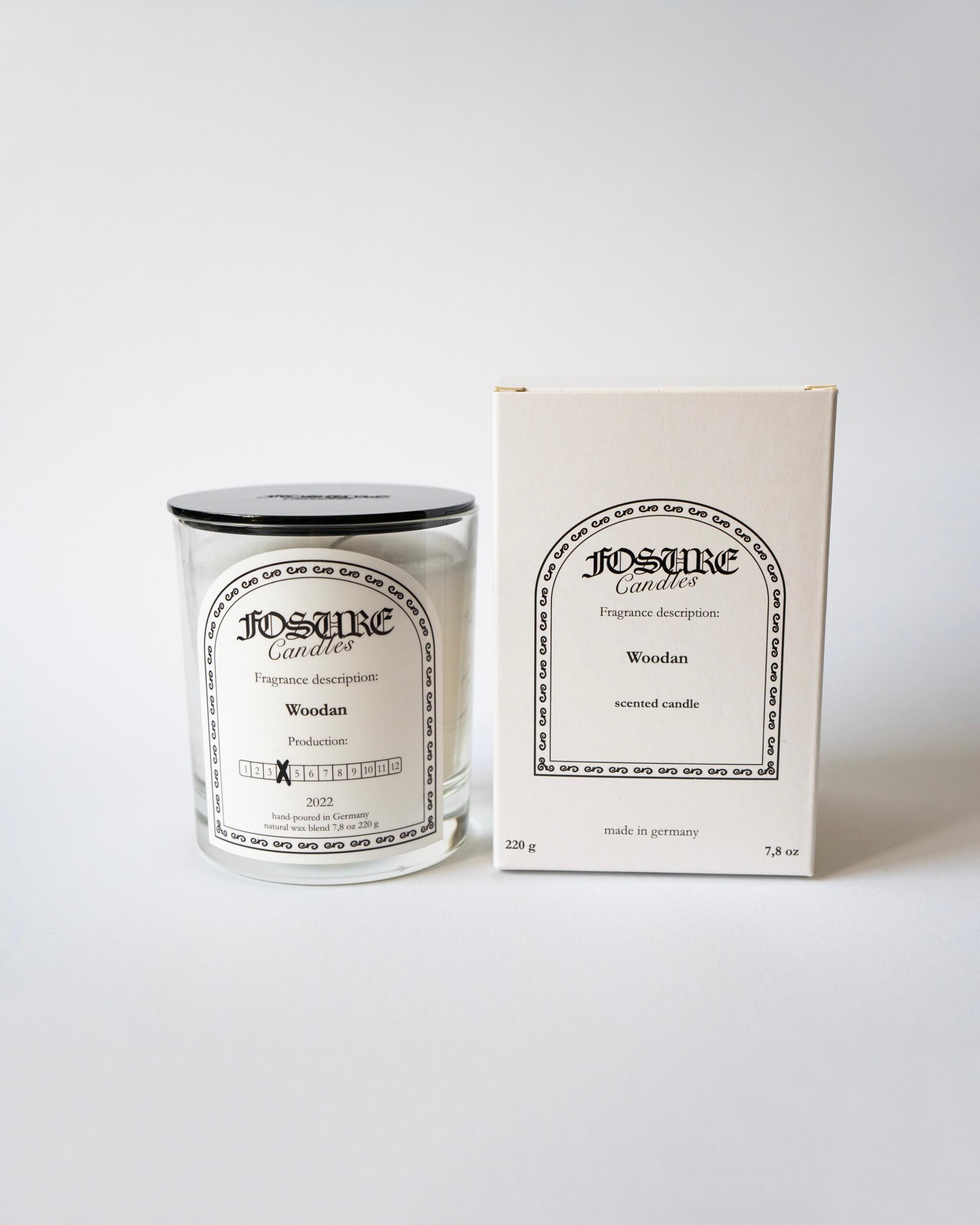 Scented candle "Woodan"