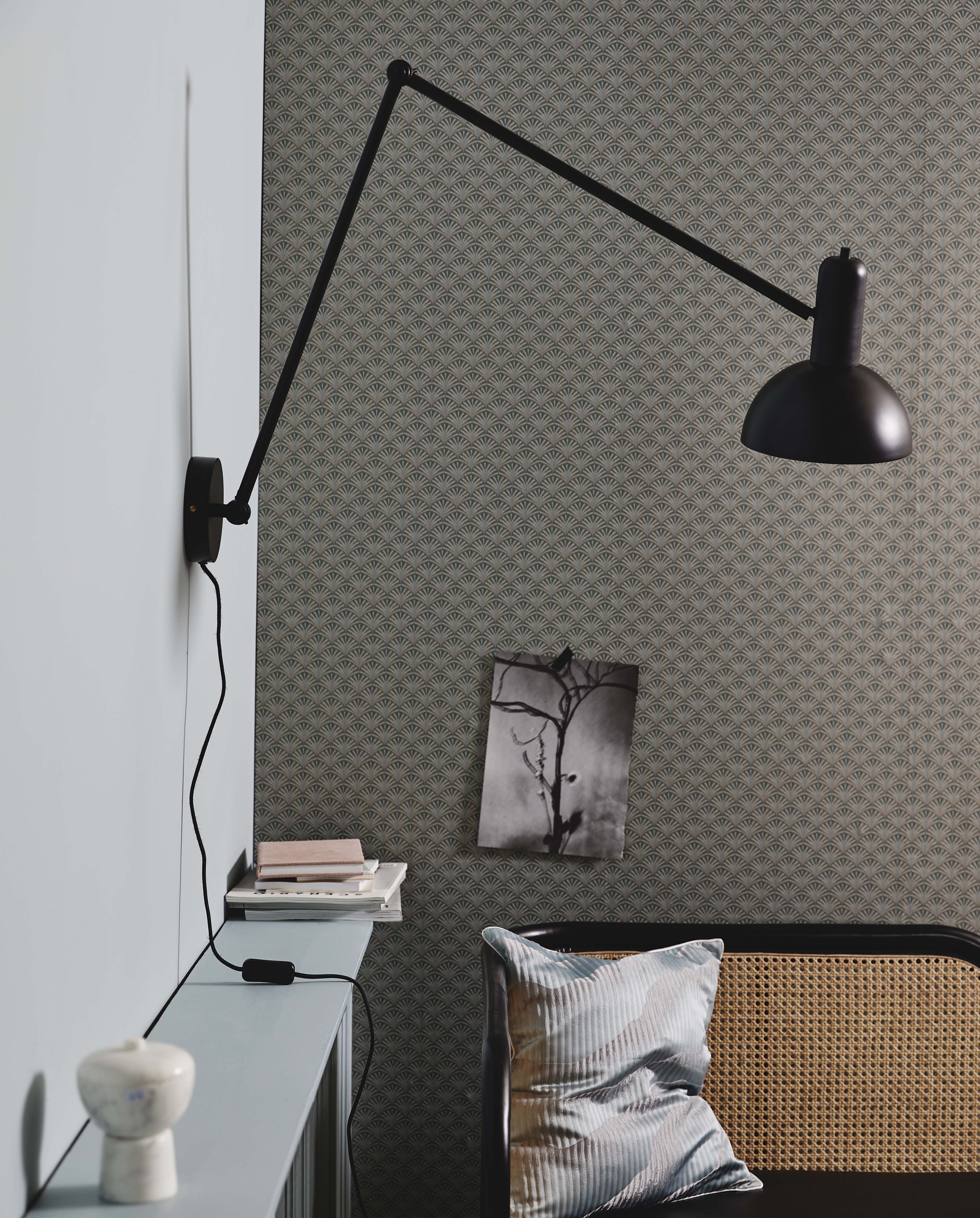 Wandleuchte "FREYA" Schwarz