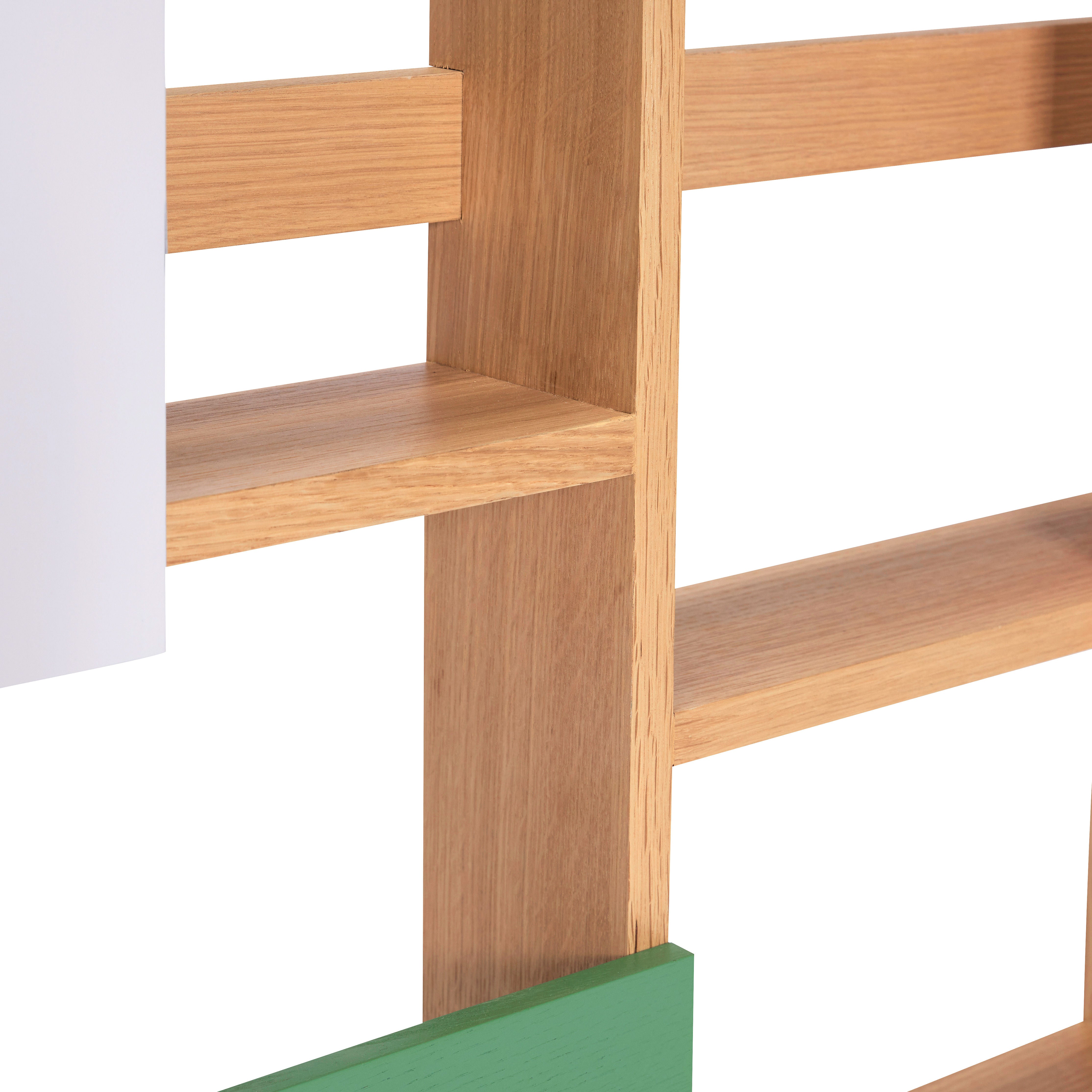 Magazine rack "Arki" natural colors multicolors