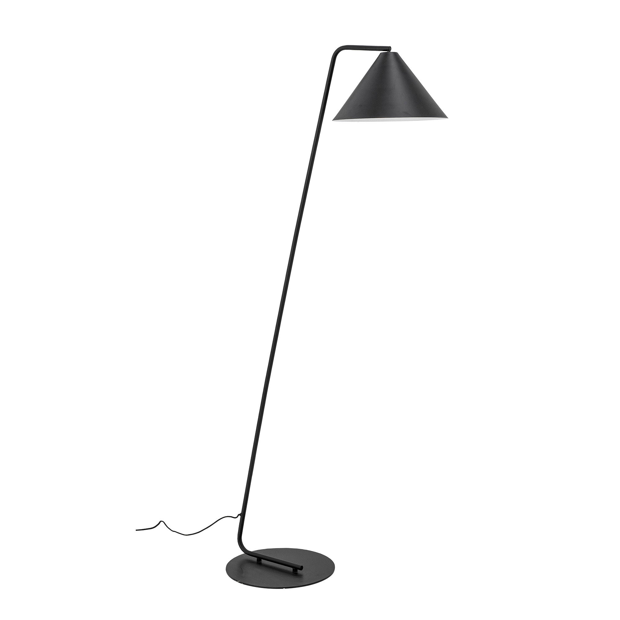 Floor lamp "Latisha" black metal