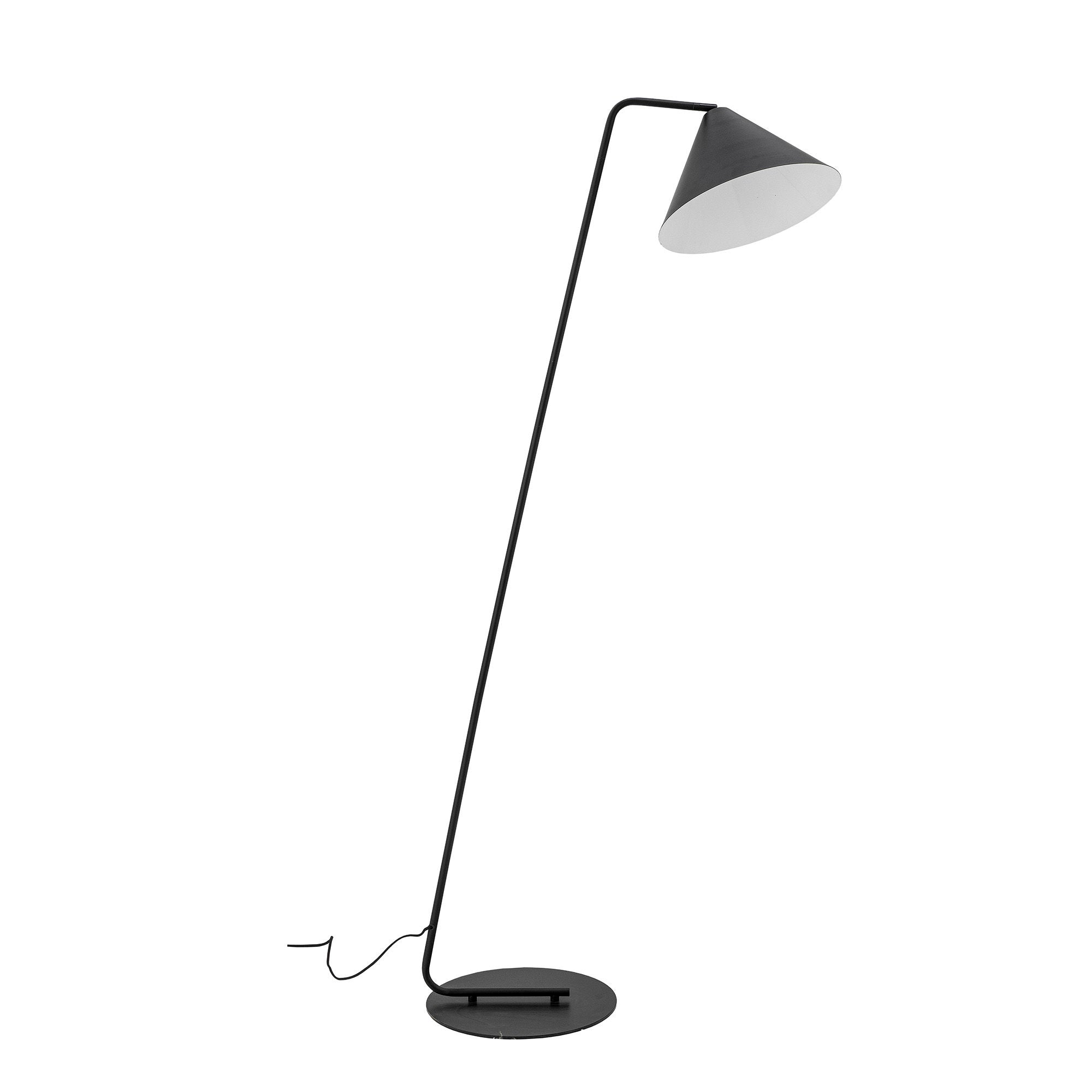 Floor lamp "Latisha" black metal