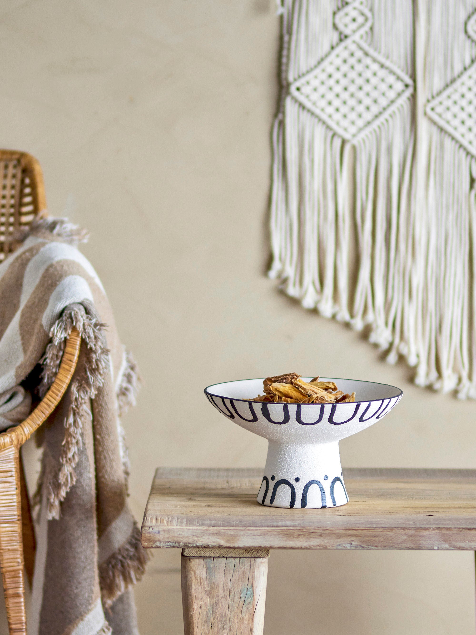 Sockelschale "Mayotte" Schwarz Steingut