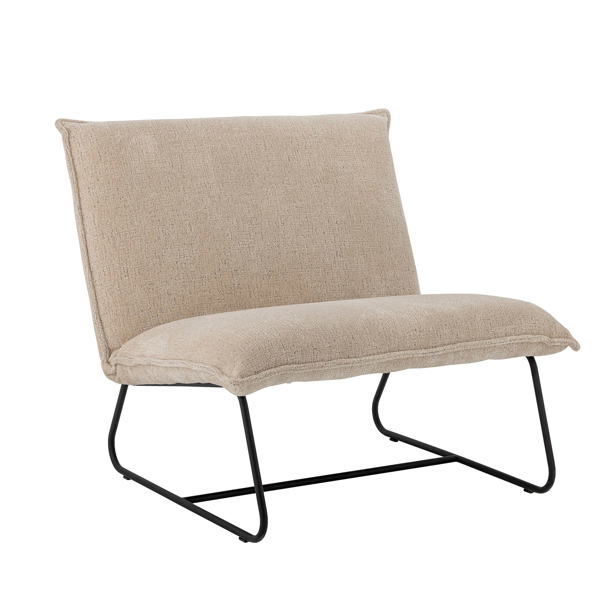 Lounge chair "Cape" Natural Recycled Polyester
