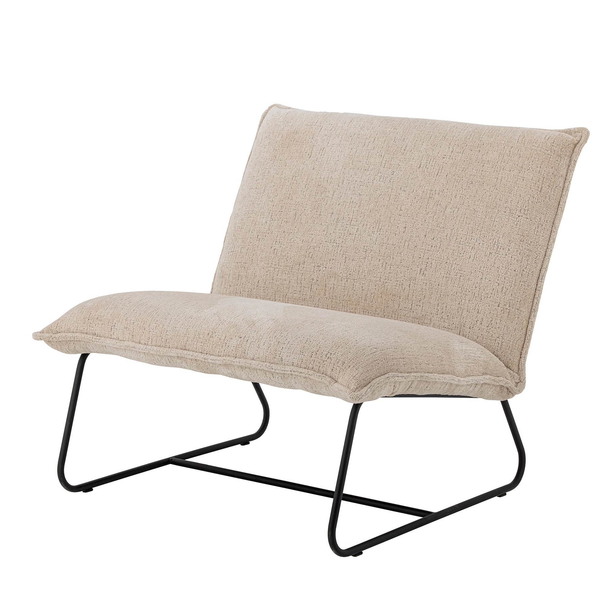 Lounge chair "Cape" Natural Recycled Polyester