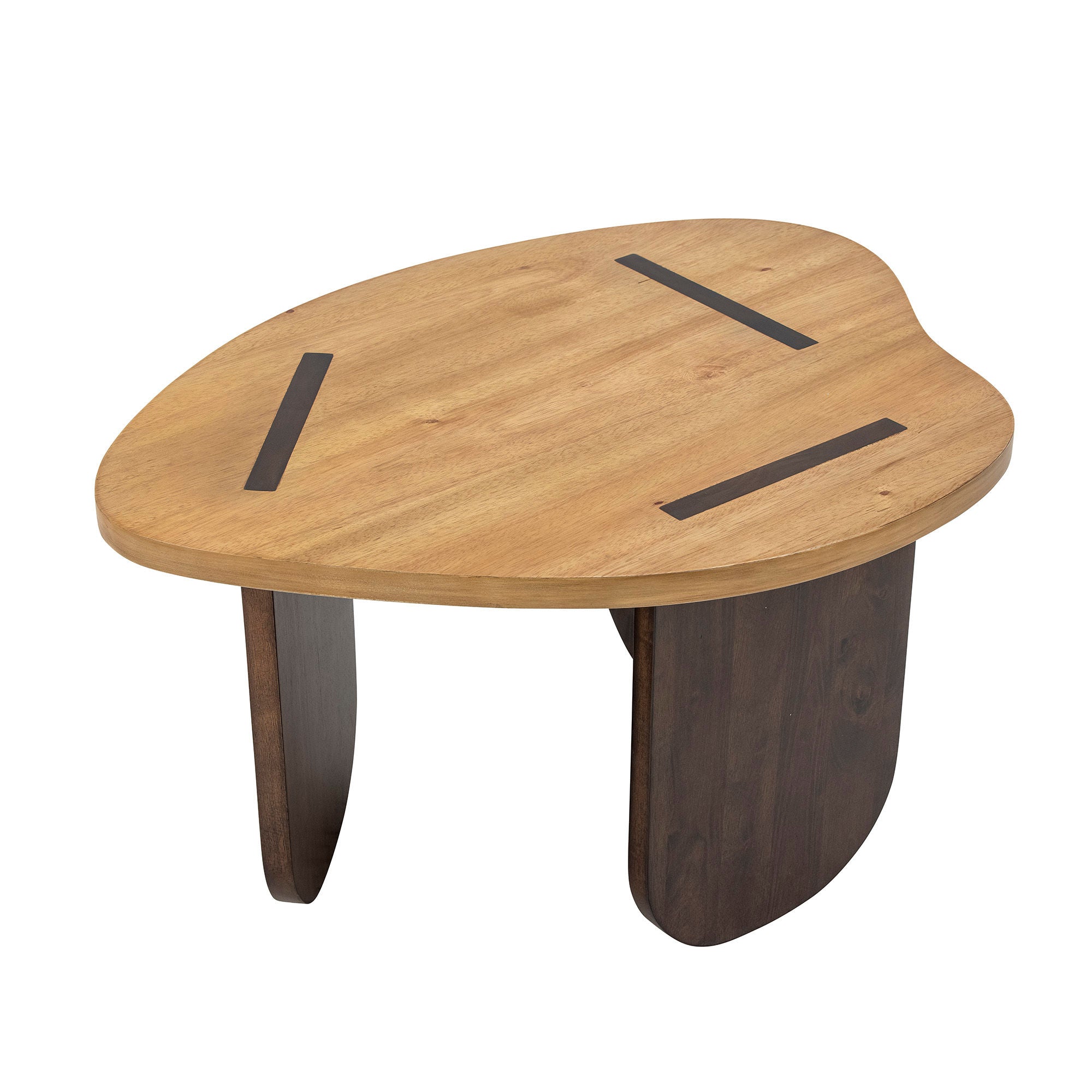 Side table "Cilas" natural rubber wood