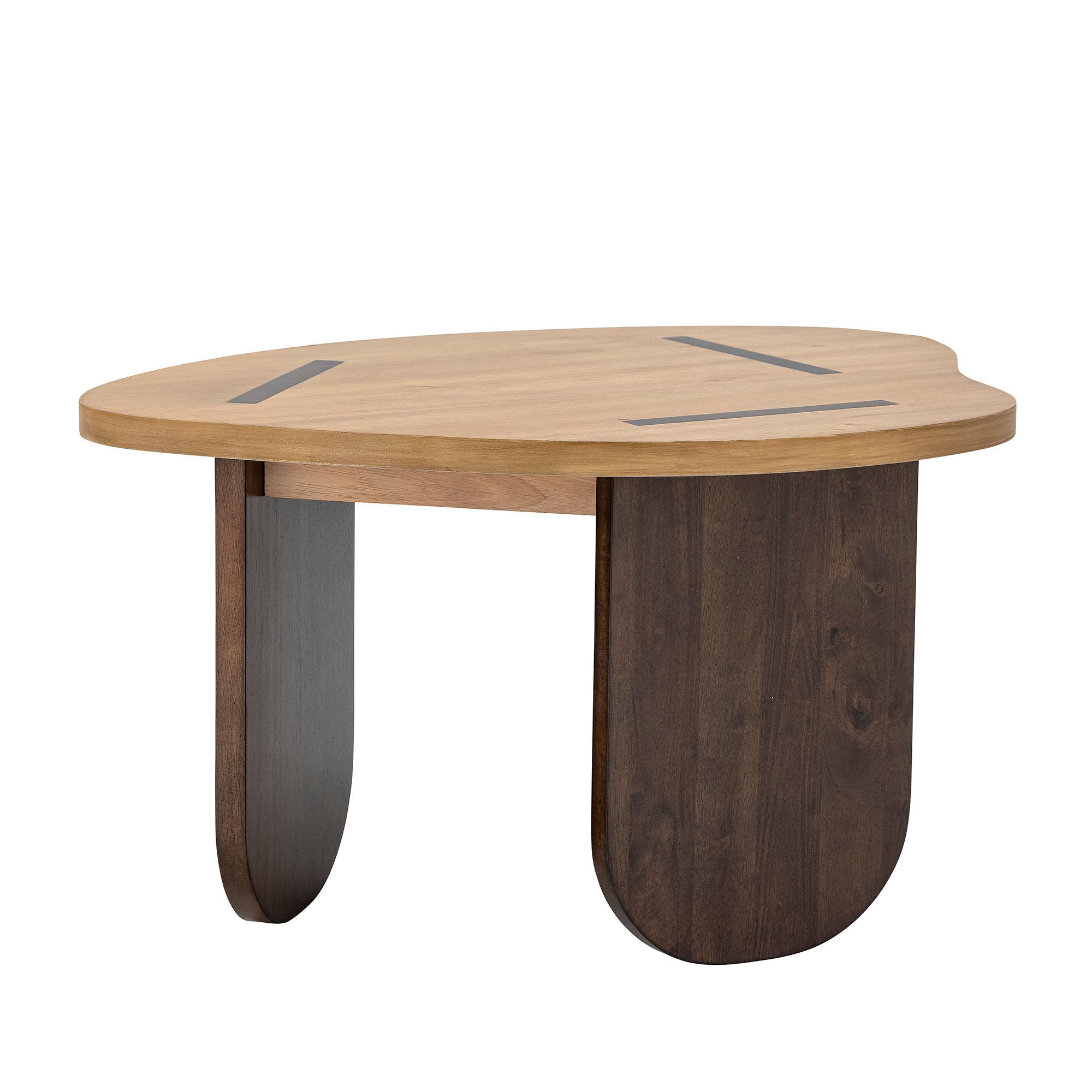 Side table "Cilas" natural rubber wood