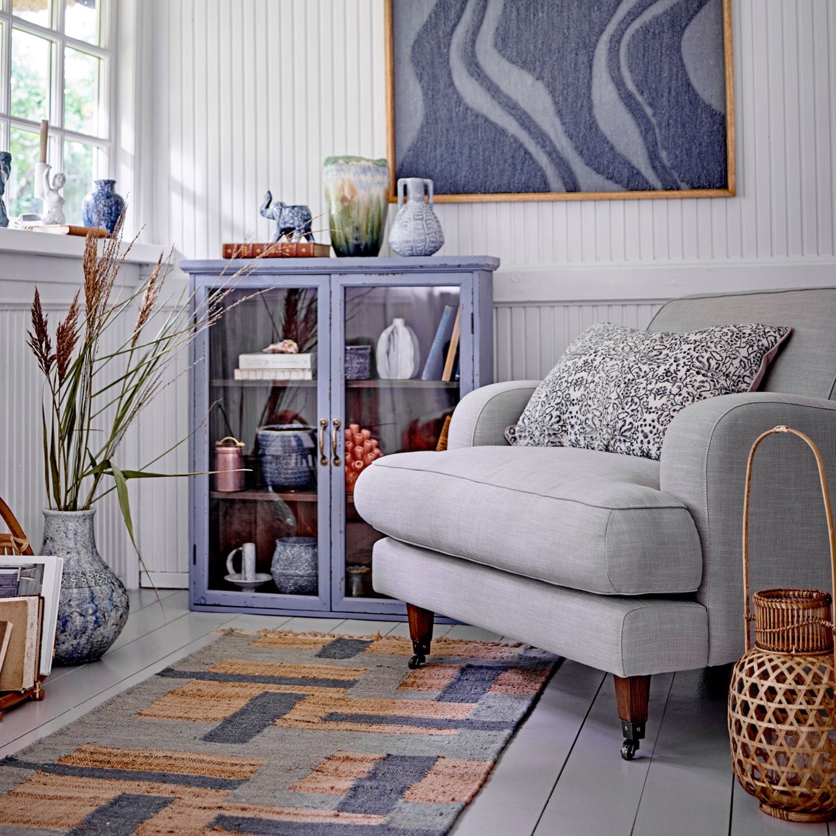 Loungesessel "Augusta" Natur Polyester