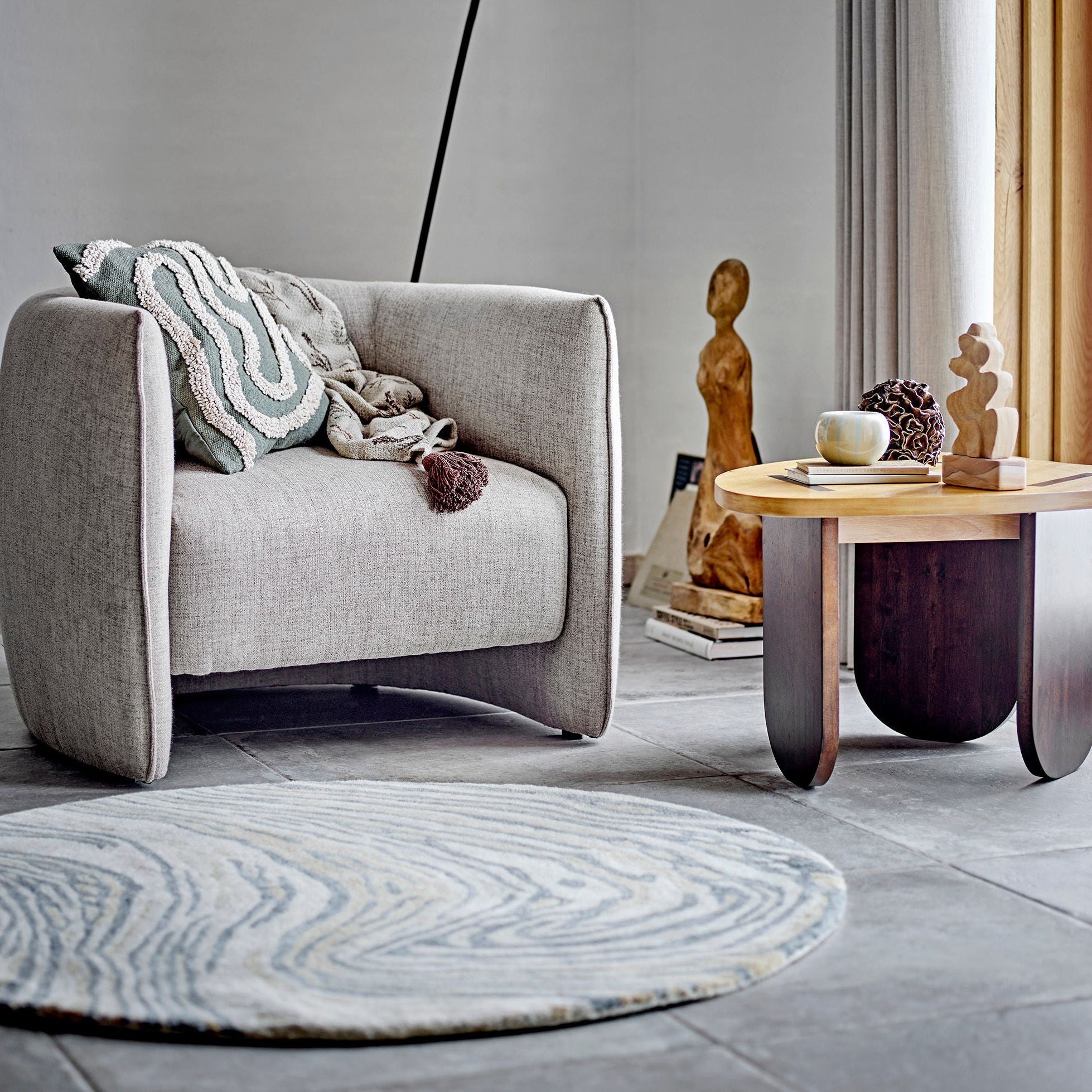 Teppich "Tiger" Braun Wolle