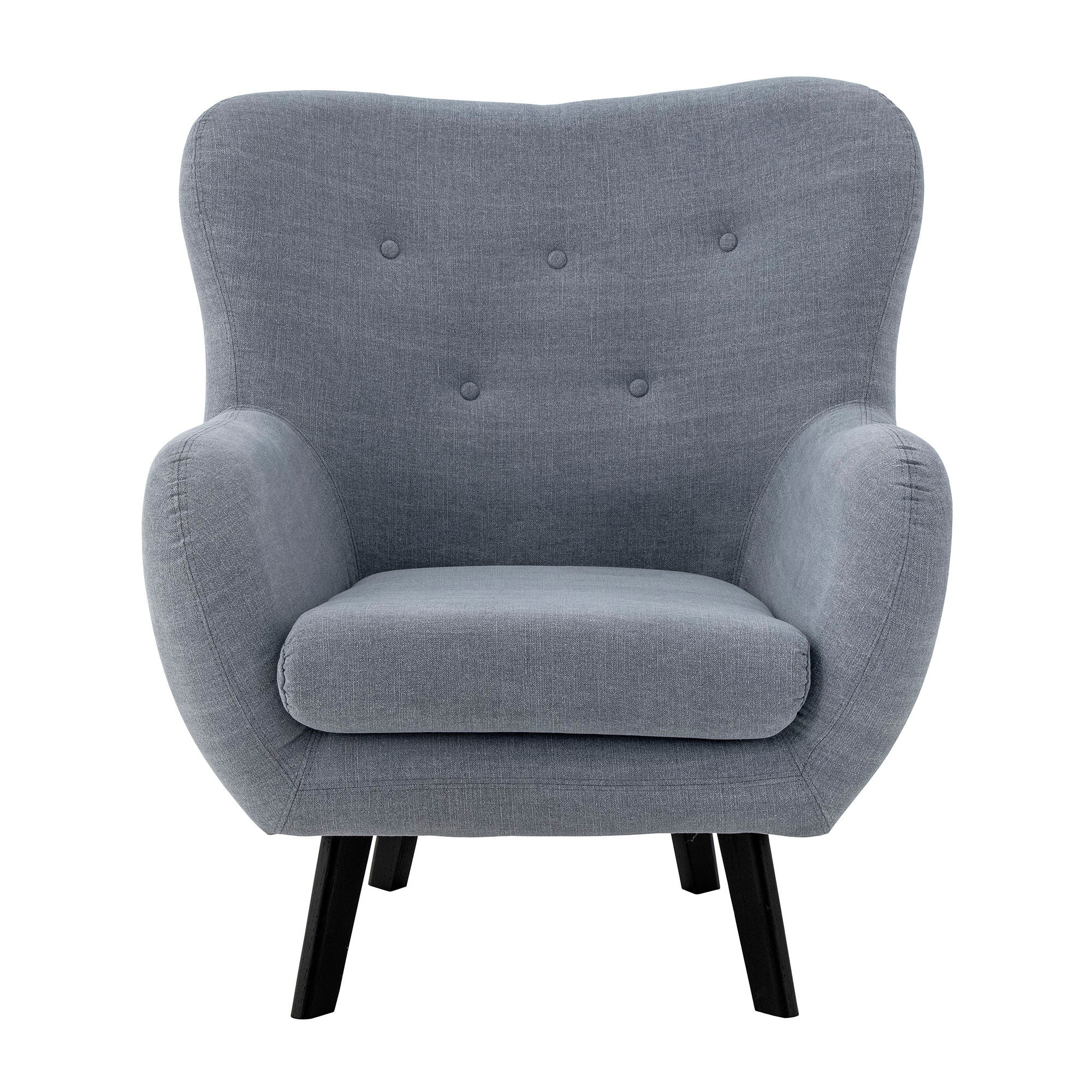 Loungesessel Beau Blau Baumwolle