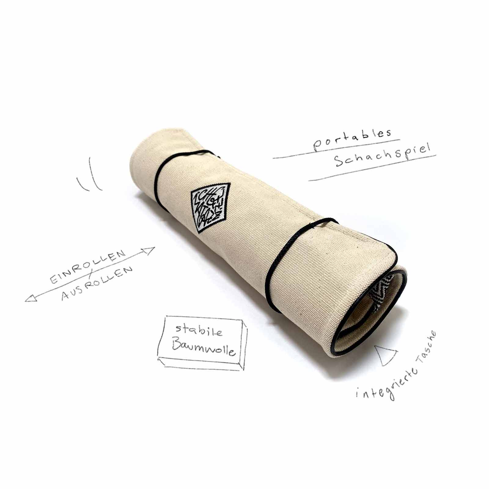 Schachspiel "ChezzMatazz" Ocker Cyan