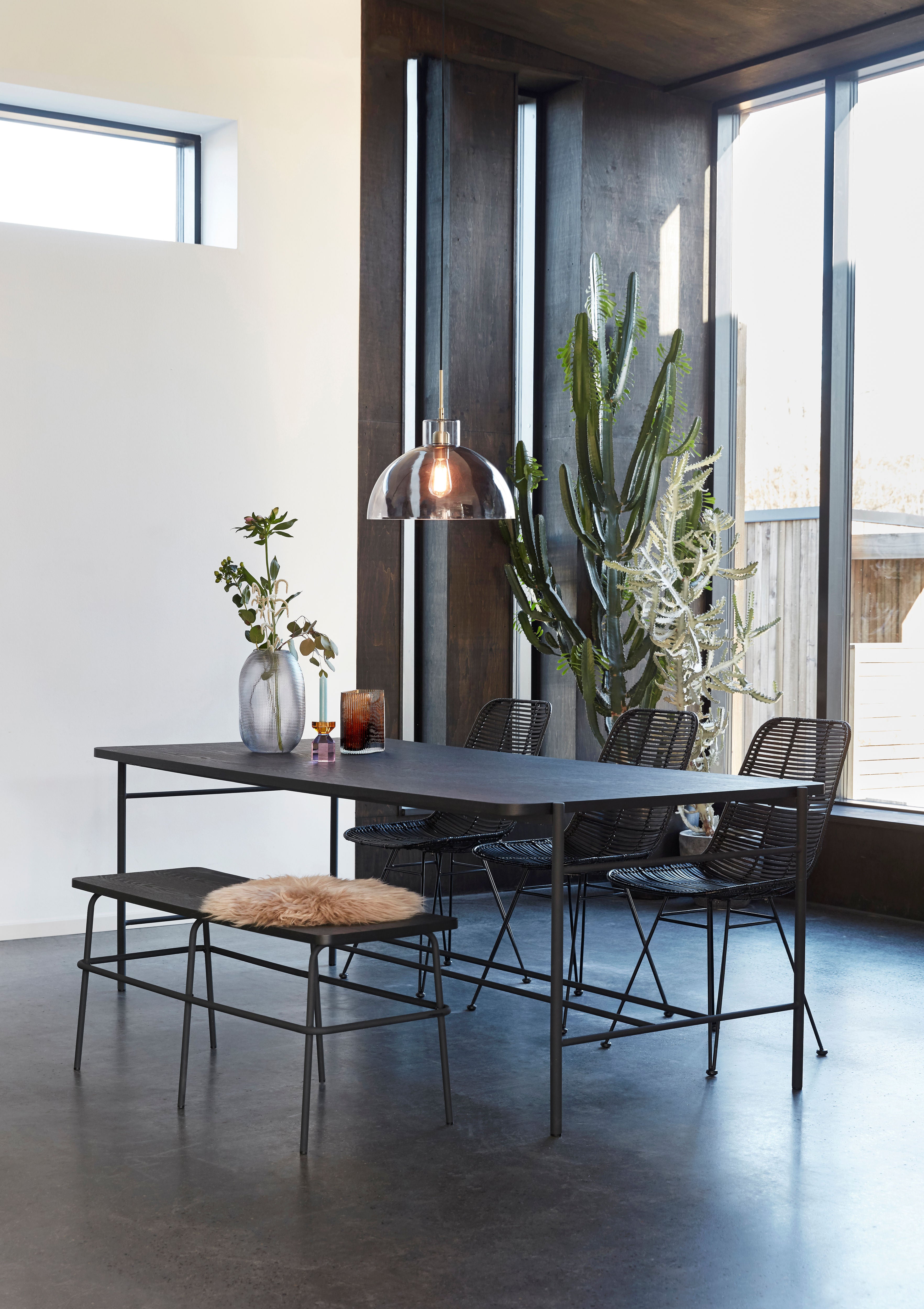 Kerzenhalter "Gem" Orange/Rosa Glas