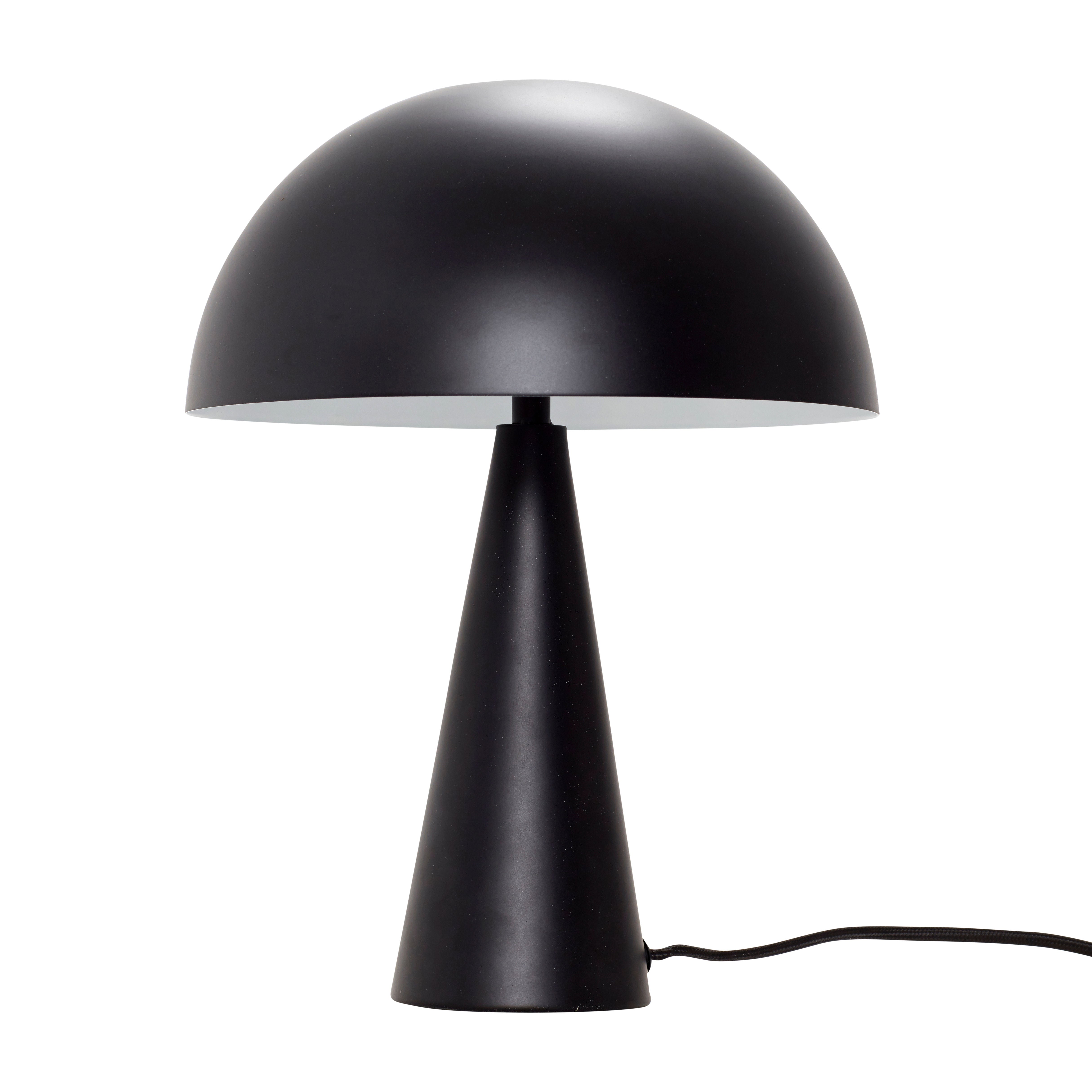Mush Tischlampe Mini Schwarz Metall