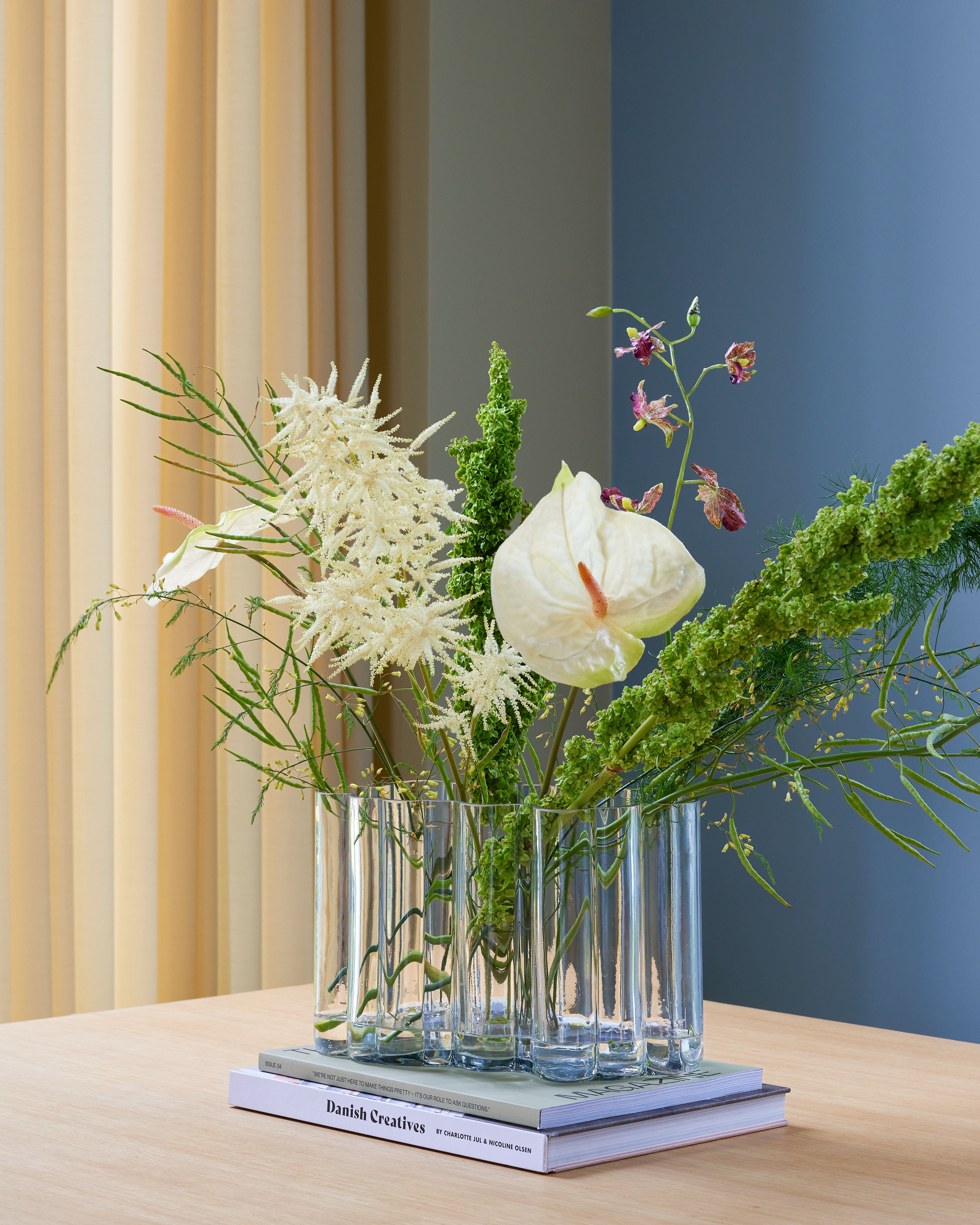 Vase "Umber" Transparent Glass