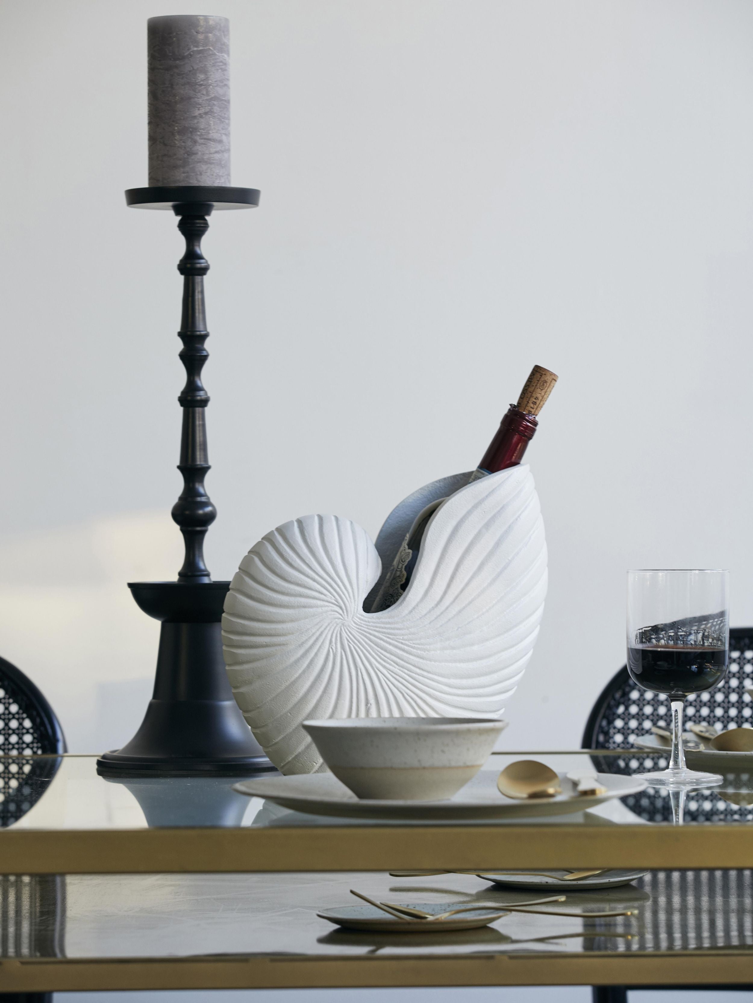 Blumentopf "RAKITU" Weiß