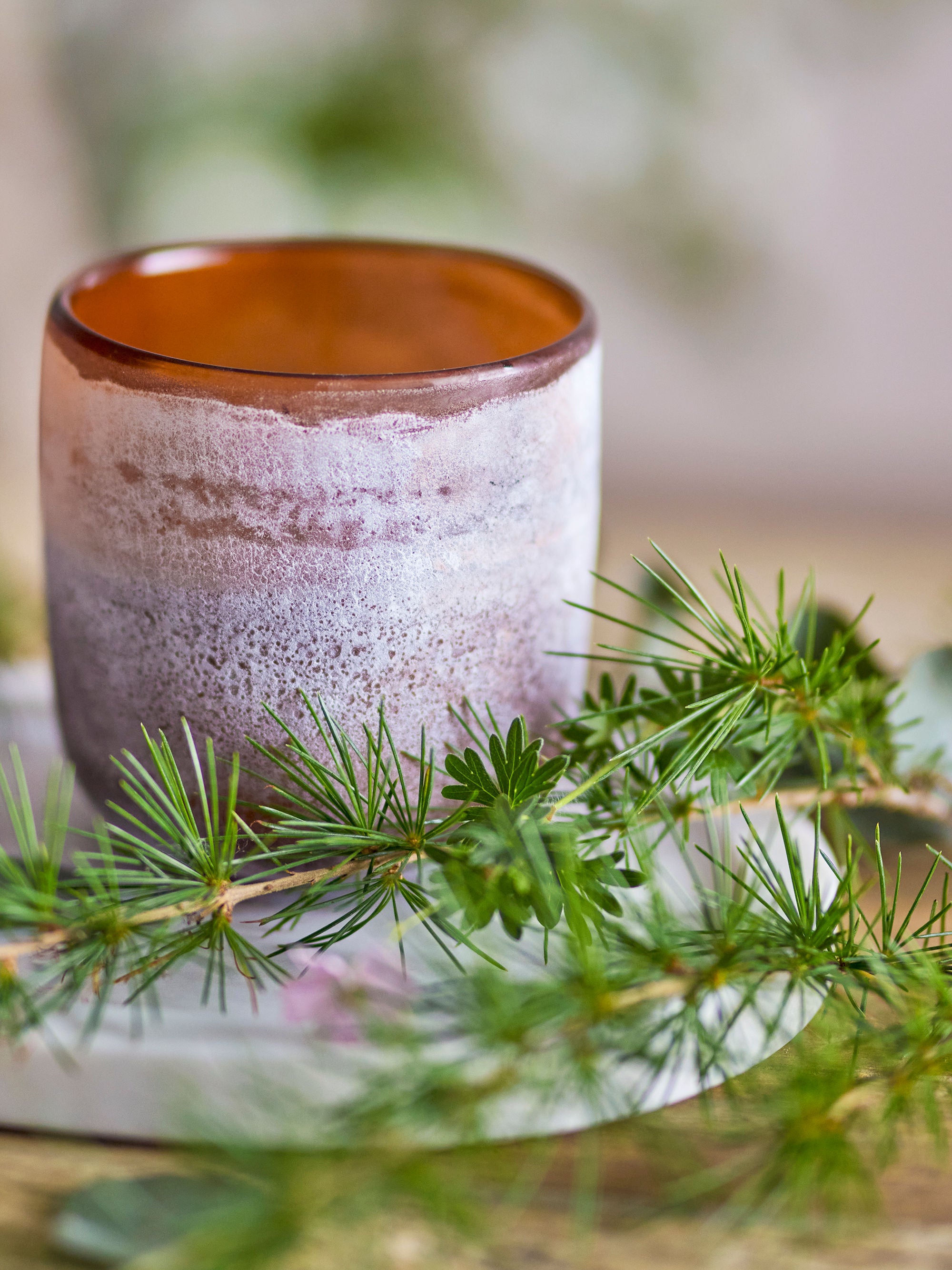 Duftkerze NO. 6 "Sequoia" Braun Natürliches Wachs