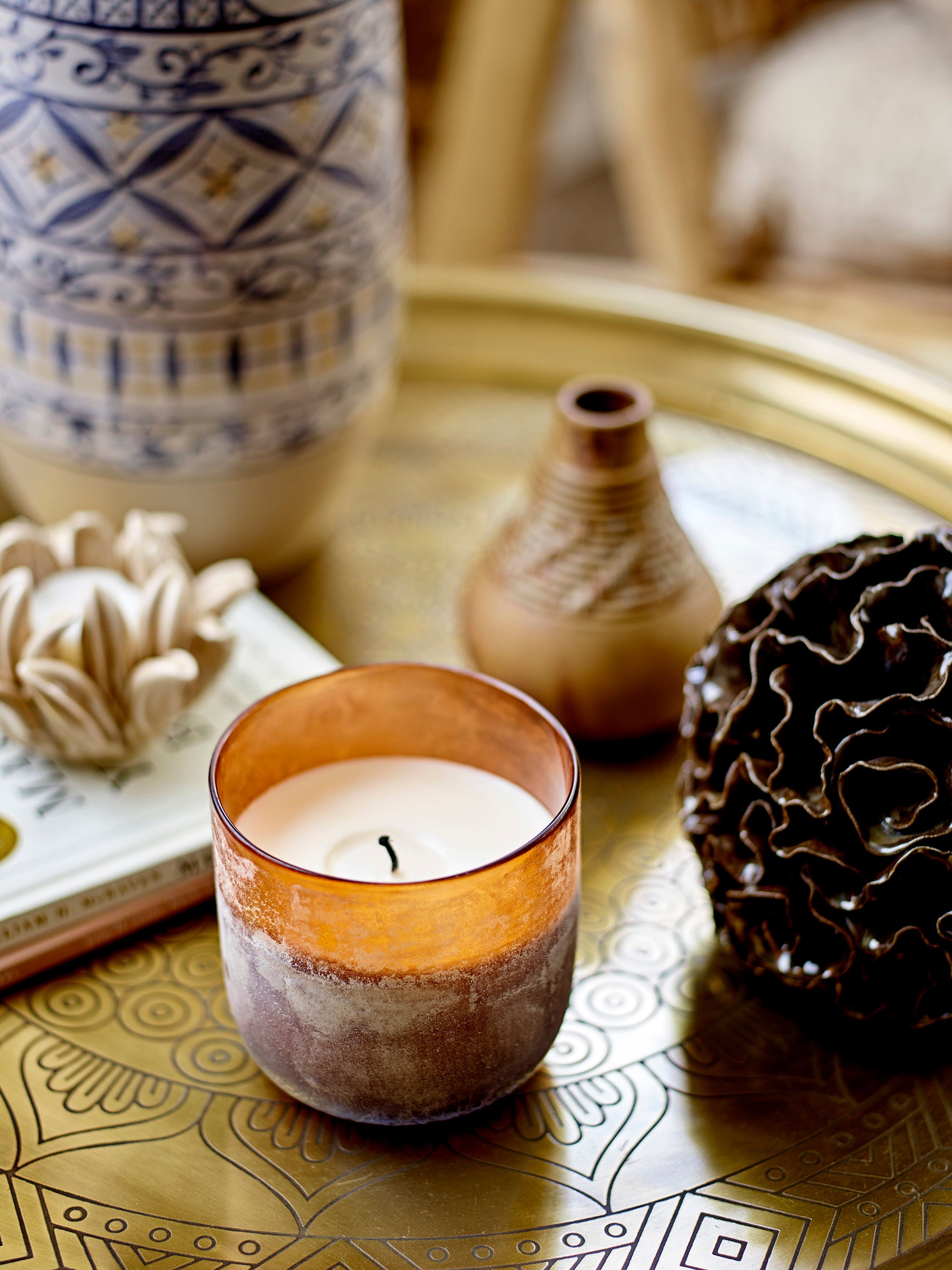 Duftkerze NO. 6 "Sequoia" Braun Natürliches Wachs