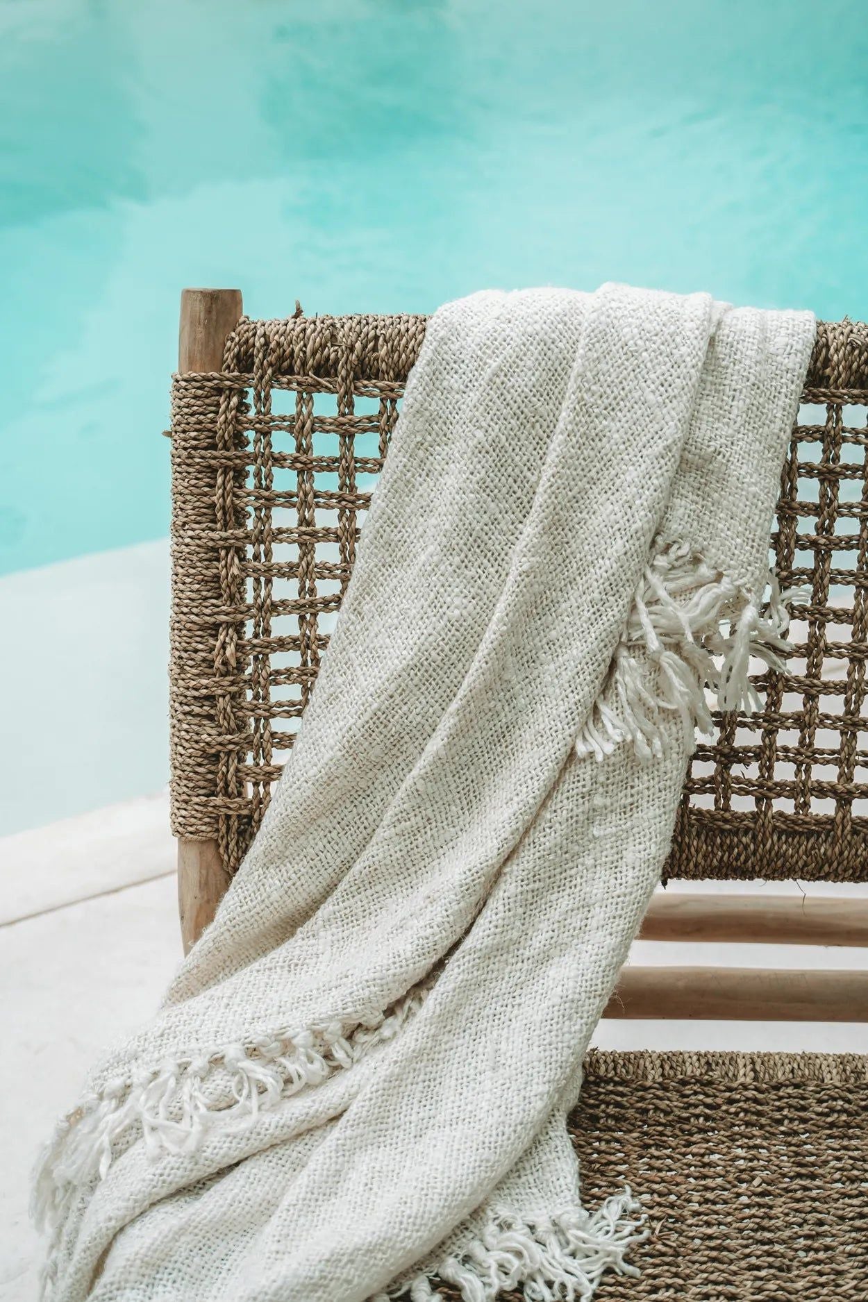 Tagesdecke "The S'il vous Plaid" Creme