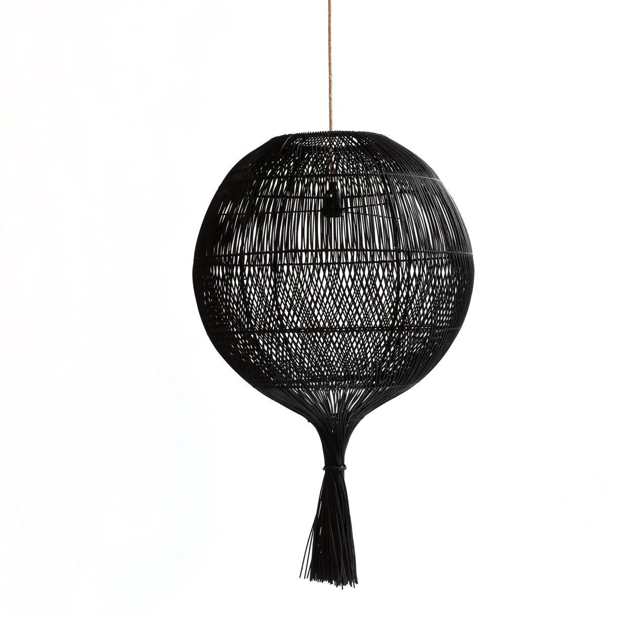 Lampshade "The Wonton Pendant" Black
