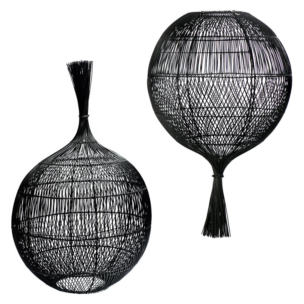 Lampshade "The Wonton Pendant" Black